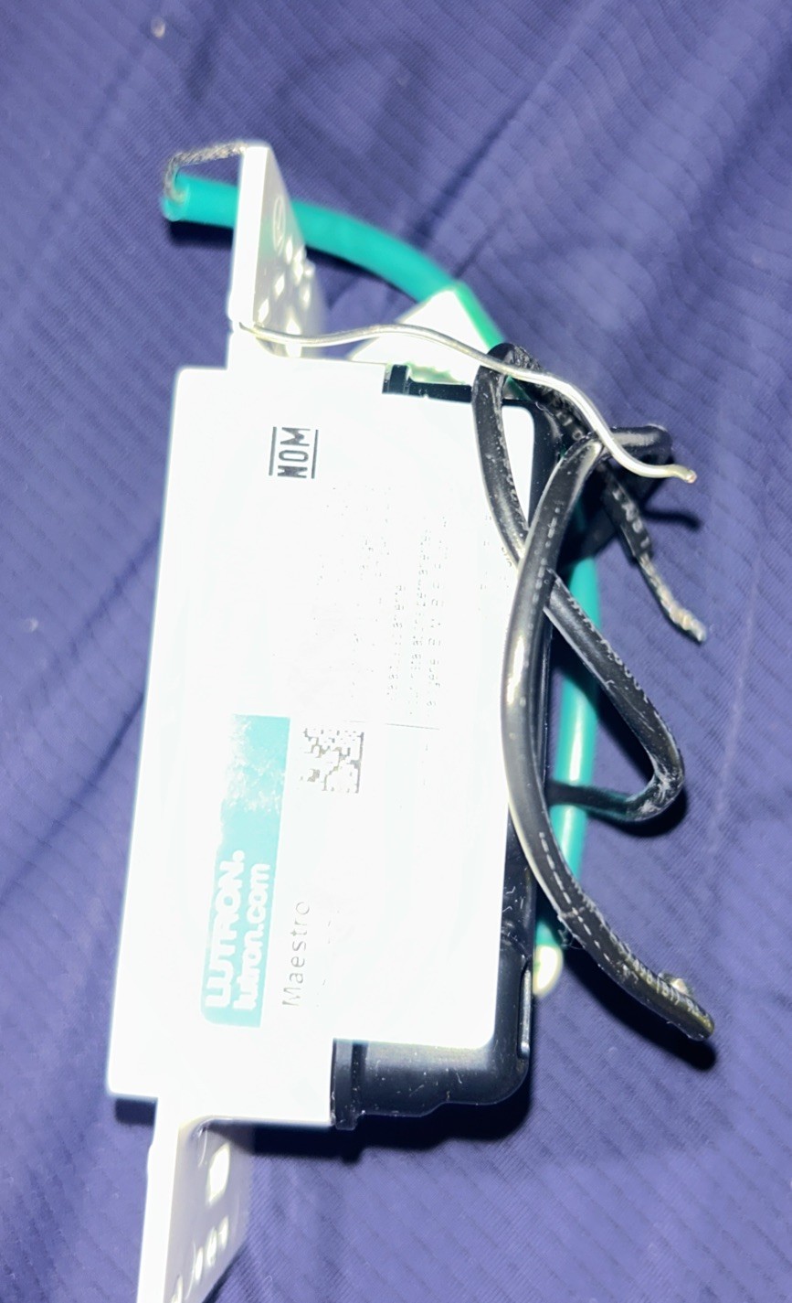 Lutron MSCL-OP153M-WH Maestro Motion Occupancy Sensor Dimmer Switch