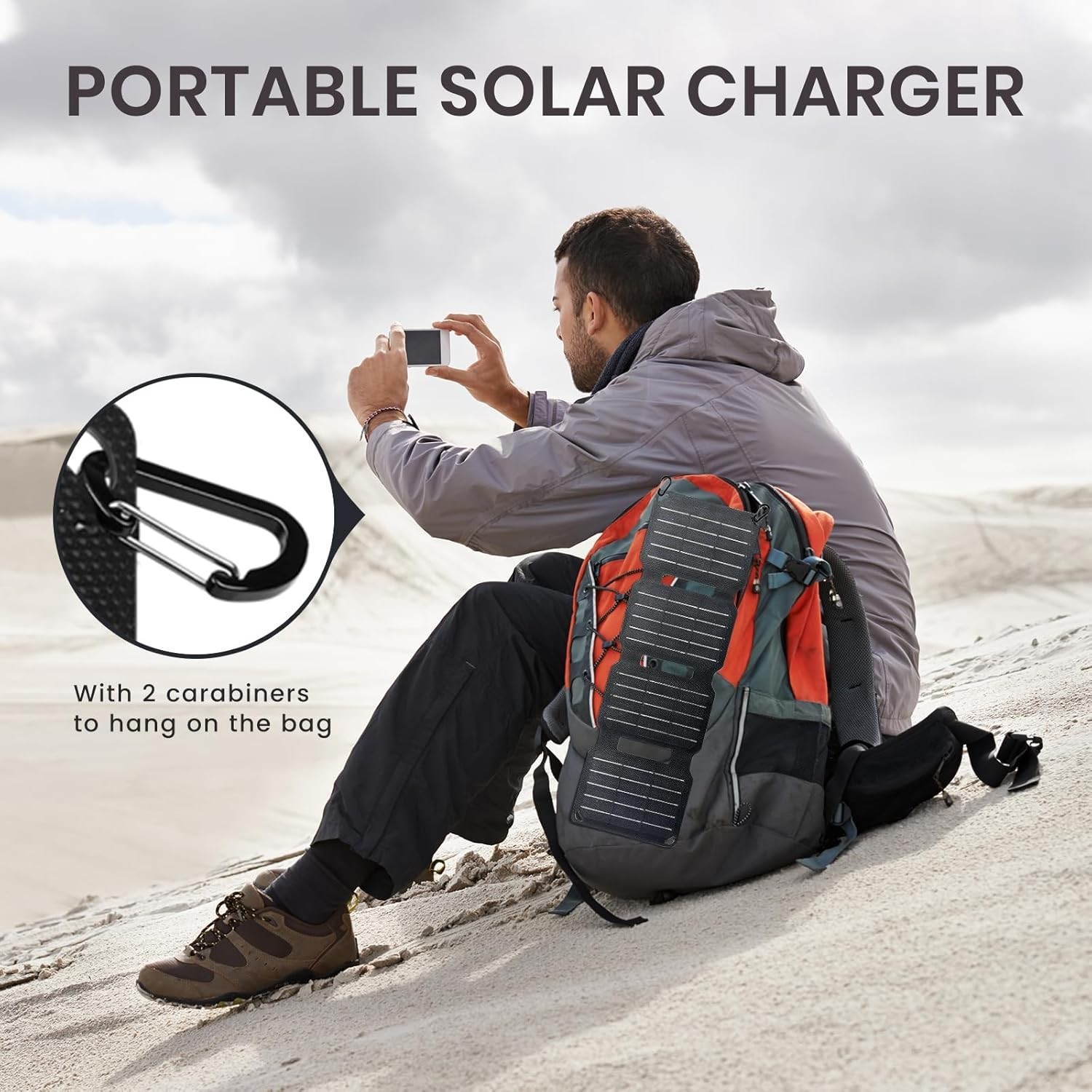 Foldable 10W Mini Solar Panel USB Solar Charger IP67 Solar Power Battery Charger
