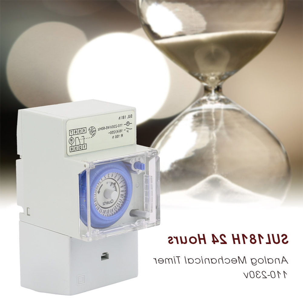 110-230v 181H 24H Analog Mechanical Timer Manual/Auto Controller Time Switch