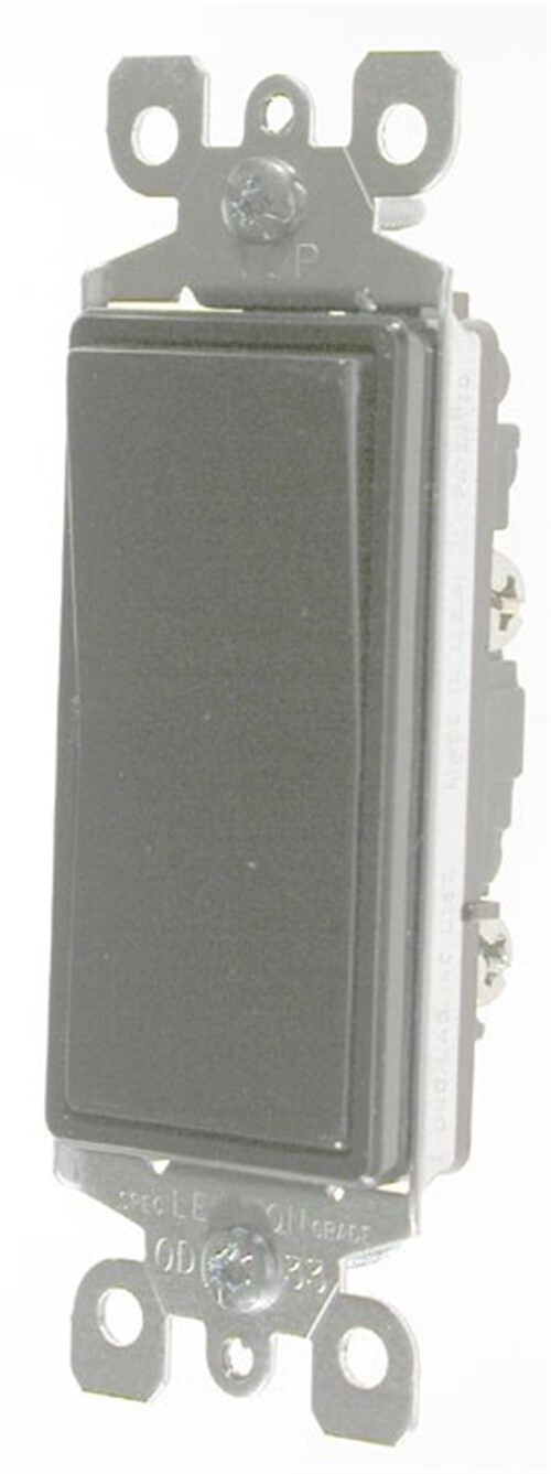 Leviton 070-5601-02 15A Brown Residential Grade Decora AC Quiet Rocker Switch