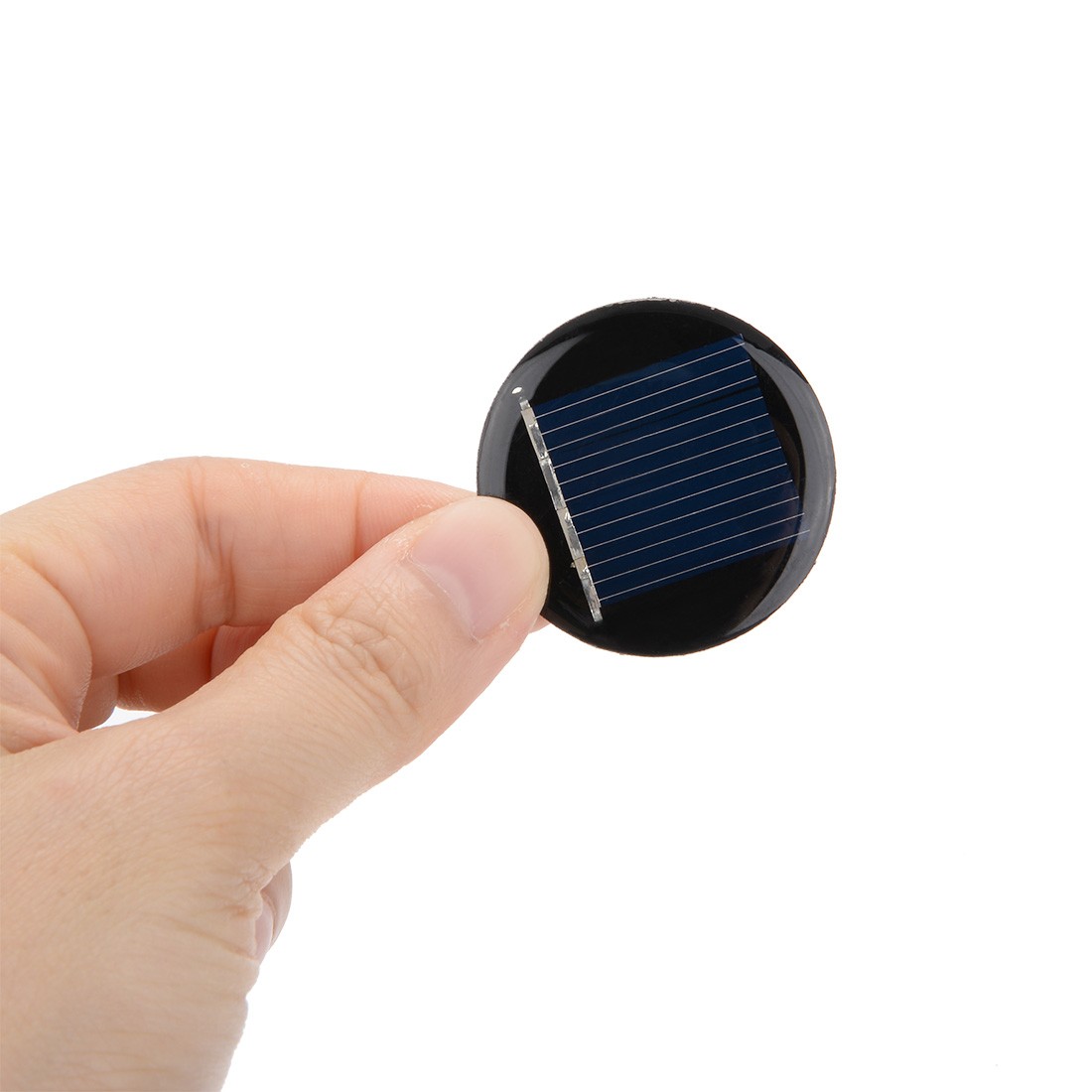5Pcs 2V Poly Mini Round Solar Panel Module DIY 36mm Dia