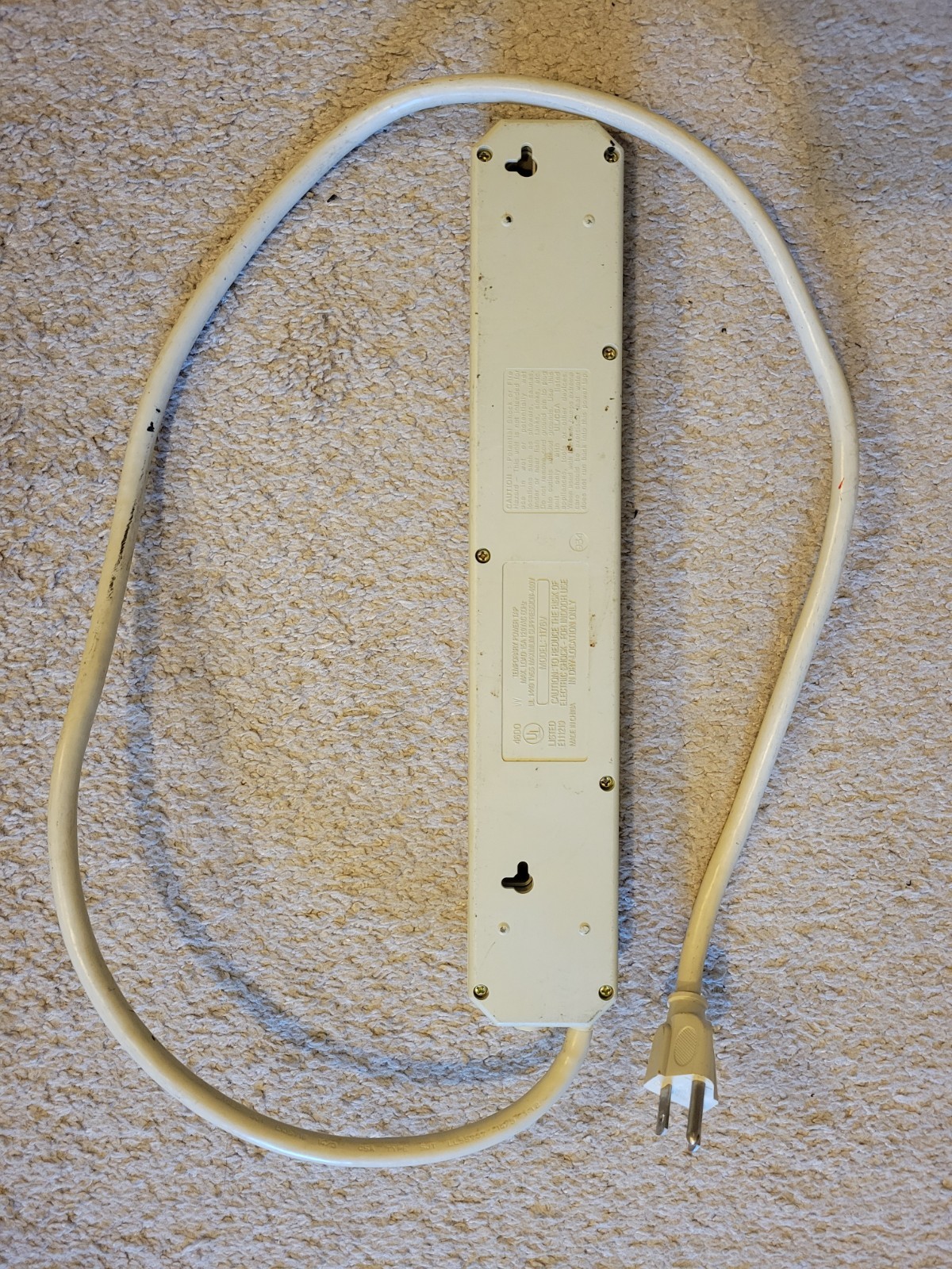 POWER EXTENSION CORDS SURGE PROTECTORS EAGLE ELECTRIC 7 OUTLETS