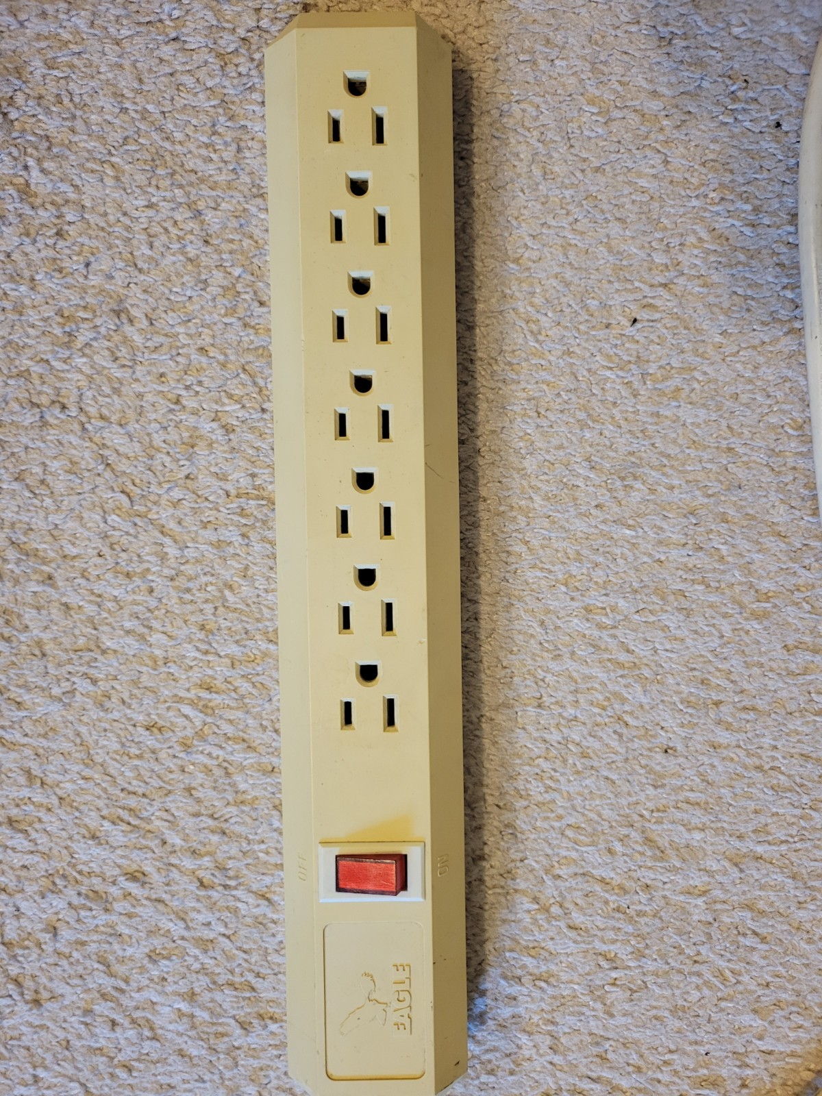 POWER EXTENSION CORDS SURGE PROTECTORS EAGLE ELECTRIC 7 OUTLETS