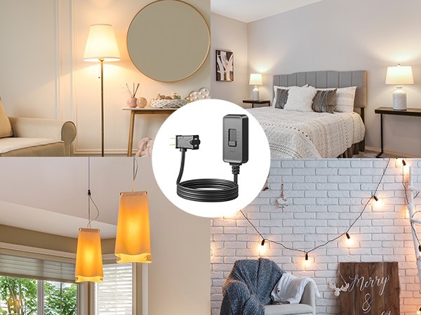 Plug in Dimmer Switch for Lamp, Table Lamp Dimmer for Dimmable LED/CFL Lights