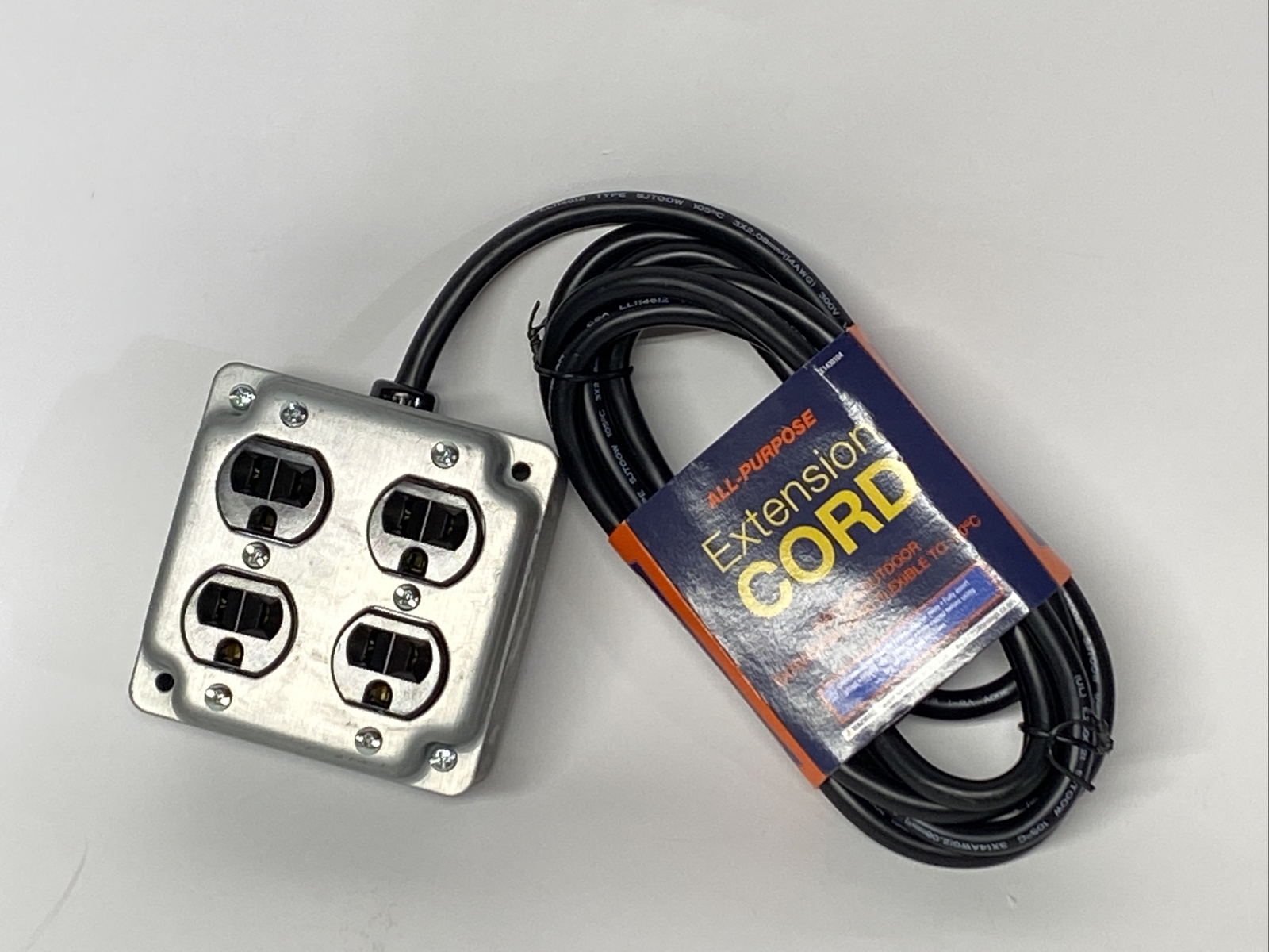 Legacy Manufacturing All-Purpose 4 Outlet Extension Cord 14GA 10Ft 15A New