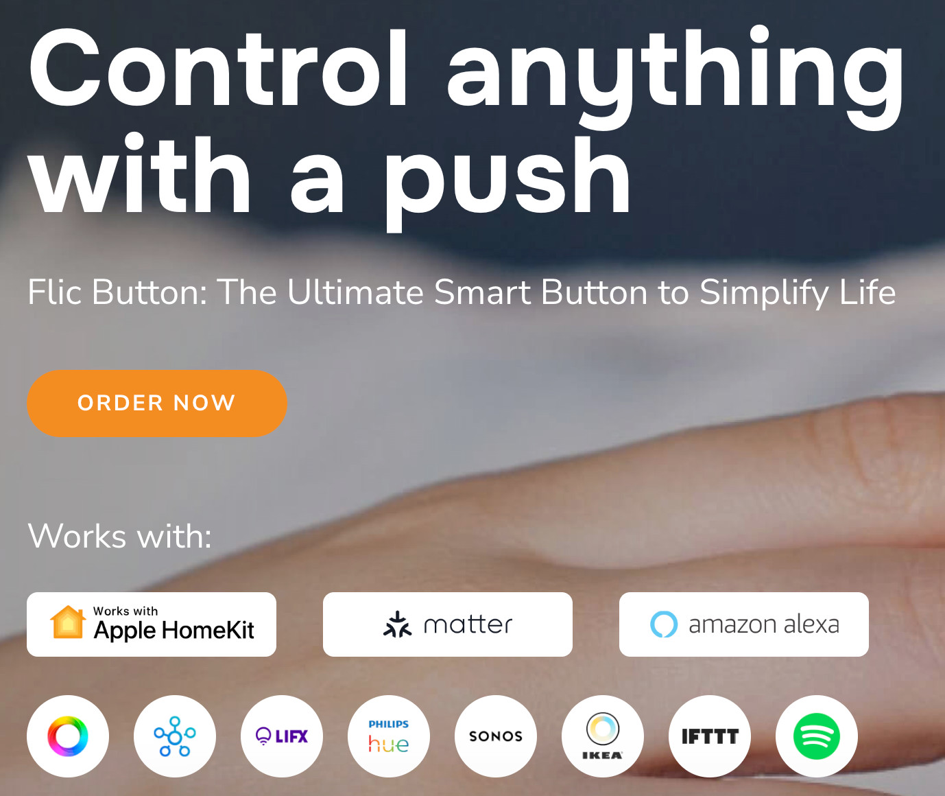 Flic 2 Smart Button Red – 2nd Gen Bluetooth Wireless Trigger for HomeKit Alexa