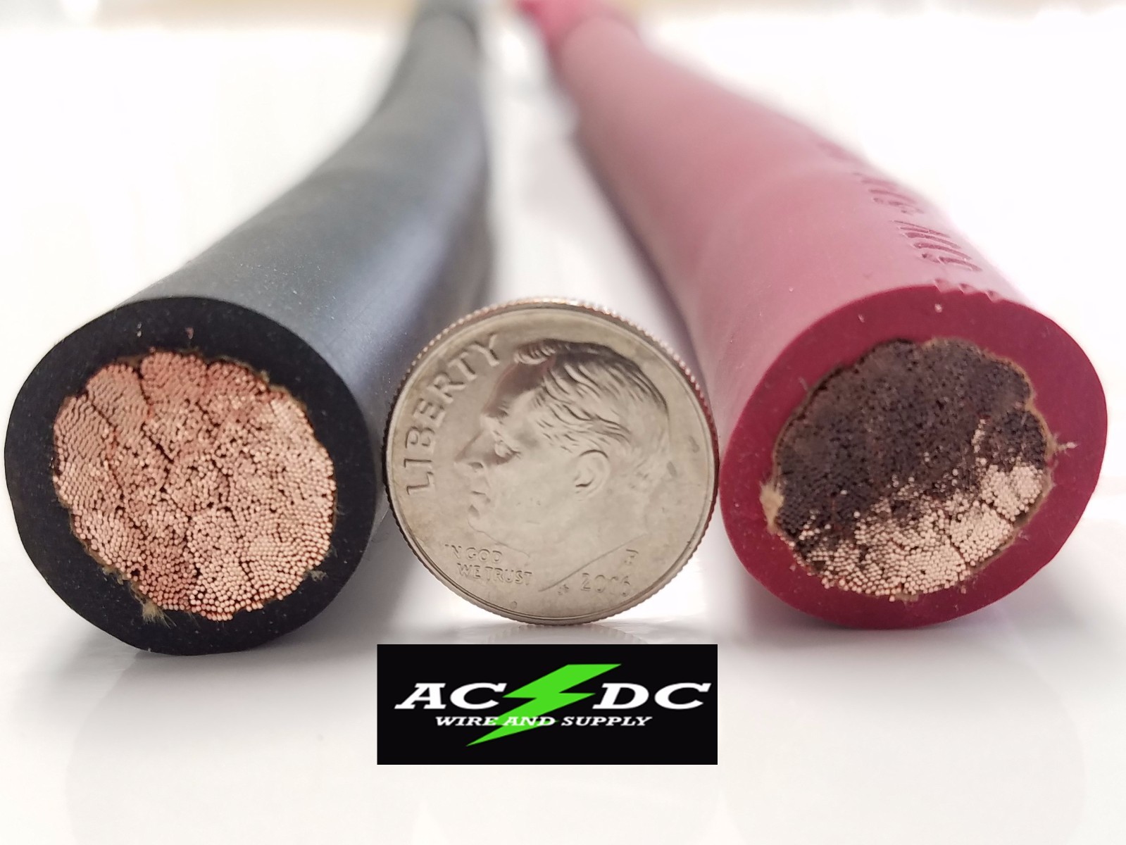4/0 AWG RED BRAIDED Copper Battery Cable Power Wire Car, Inverter, RV