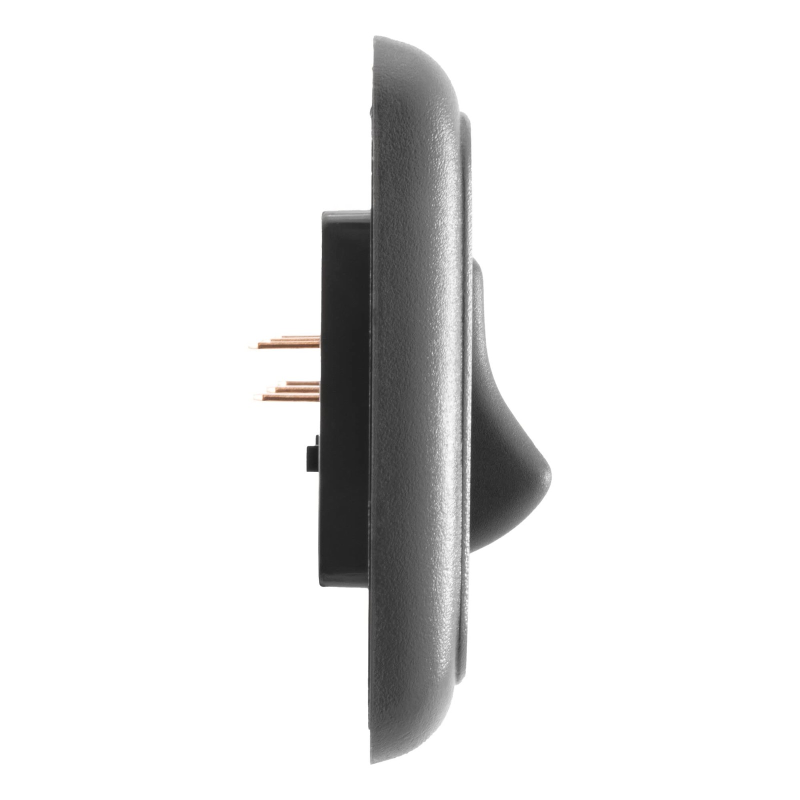 Triple SPST On-Off Switch with Bezel, 12-Volt, for RV, Trailer, Camper (Black)