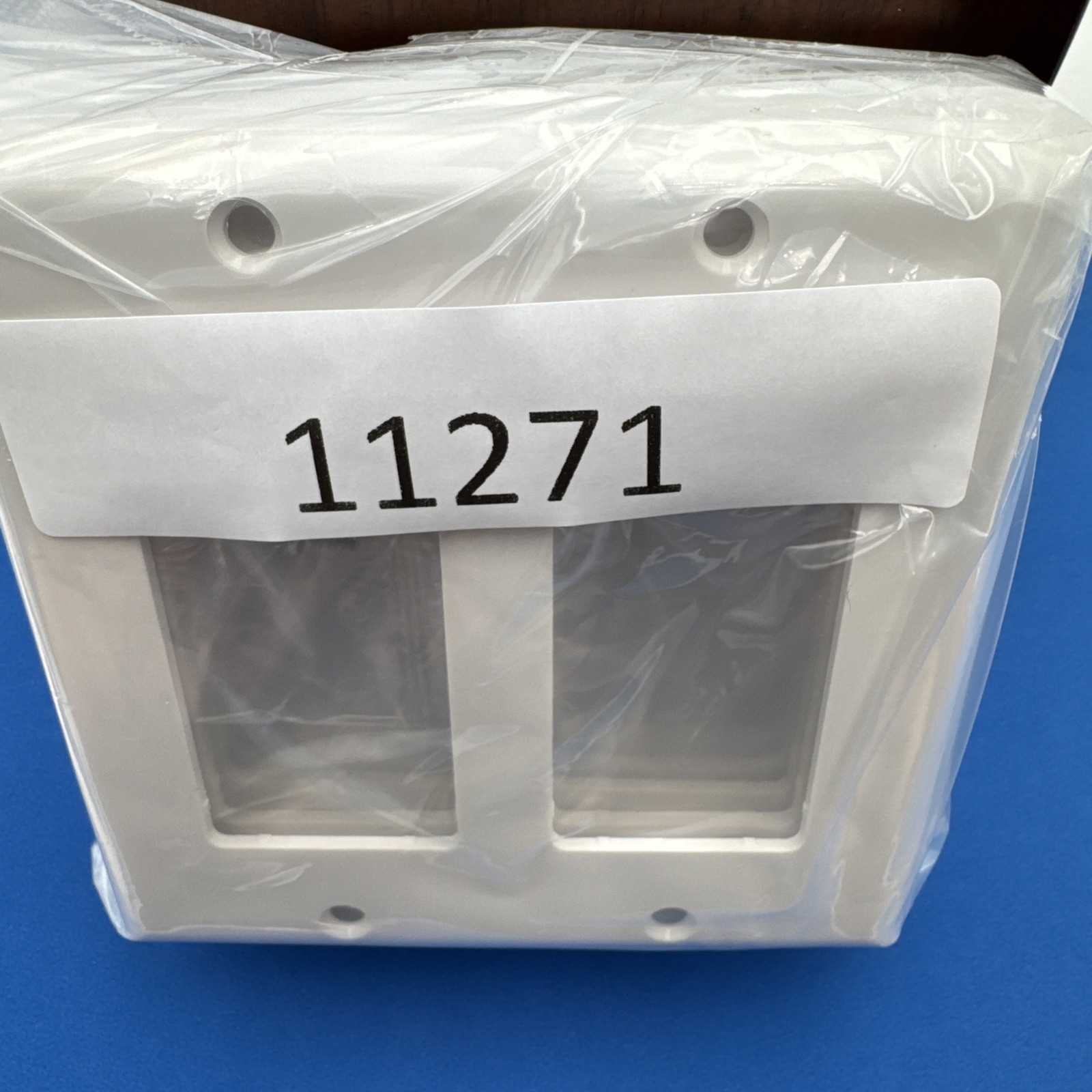 10pk of 2-Gang Decorator/Rocker Wall Plate White Unbranded / Unmarked New