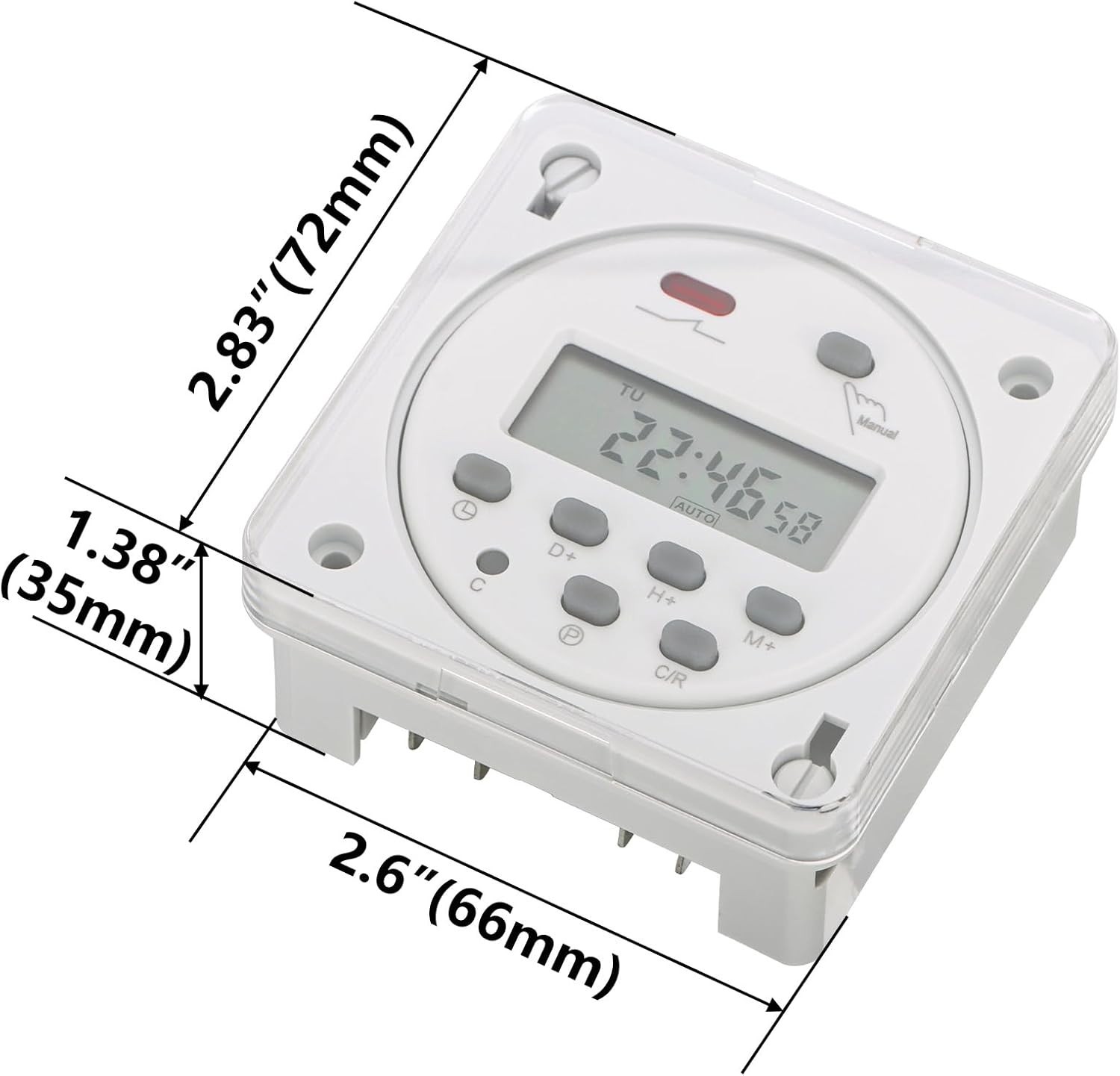 Timer Switch, CN101A, AC 110V 16Amp, Digital LCD Power Programmable Timer Time