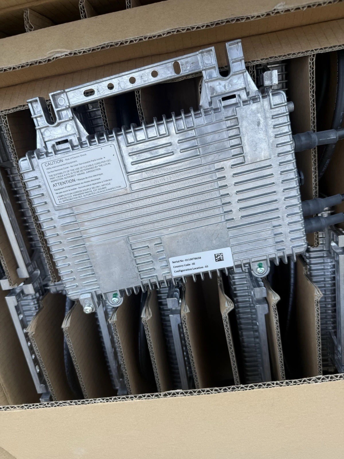 10 New Old Stock ENECSYS Micro Grid Tie Solar Inverters 240v 225w IN12-240-60
