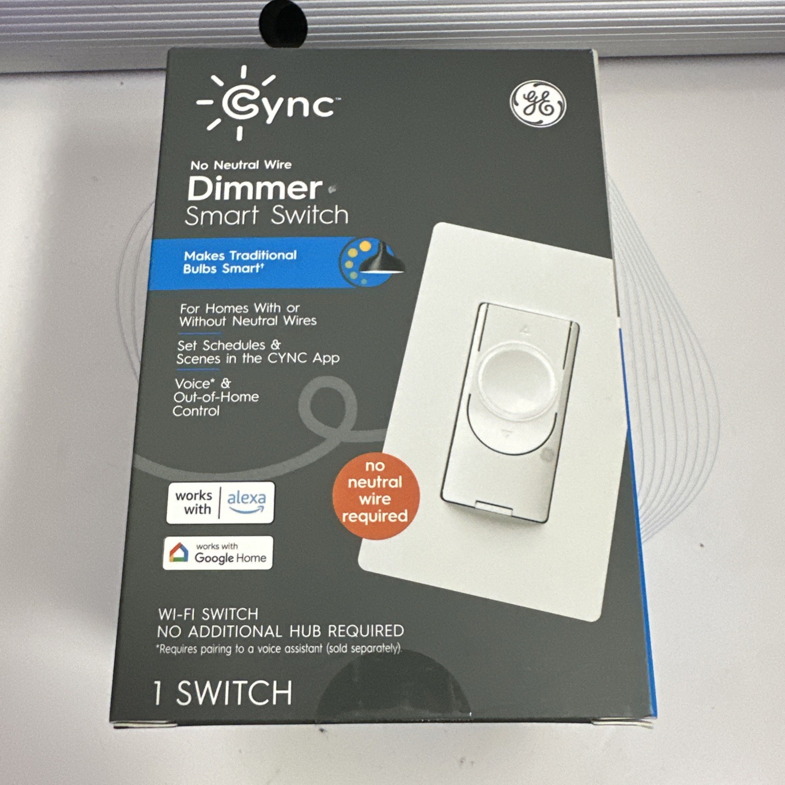 C by GE Wireless 3-Way Dimmer Smart Switch White 93120079