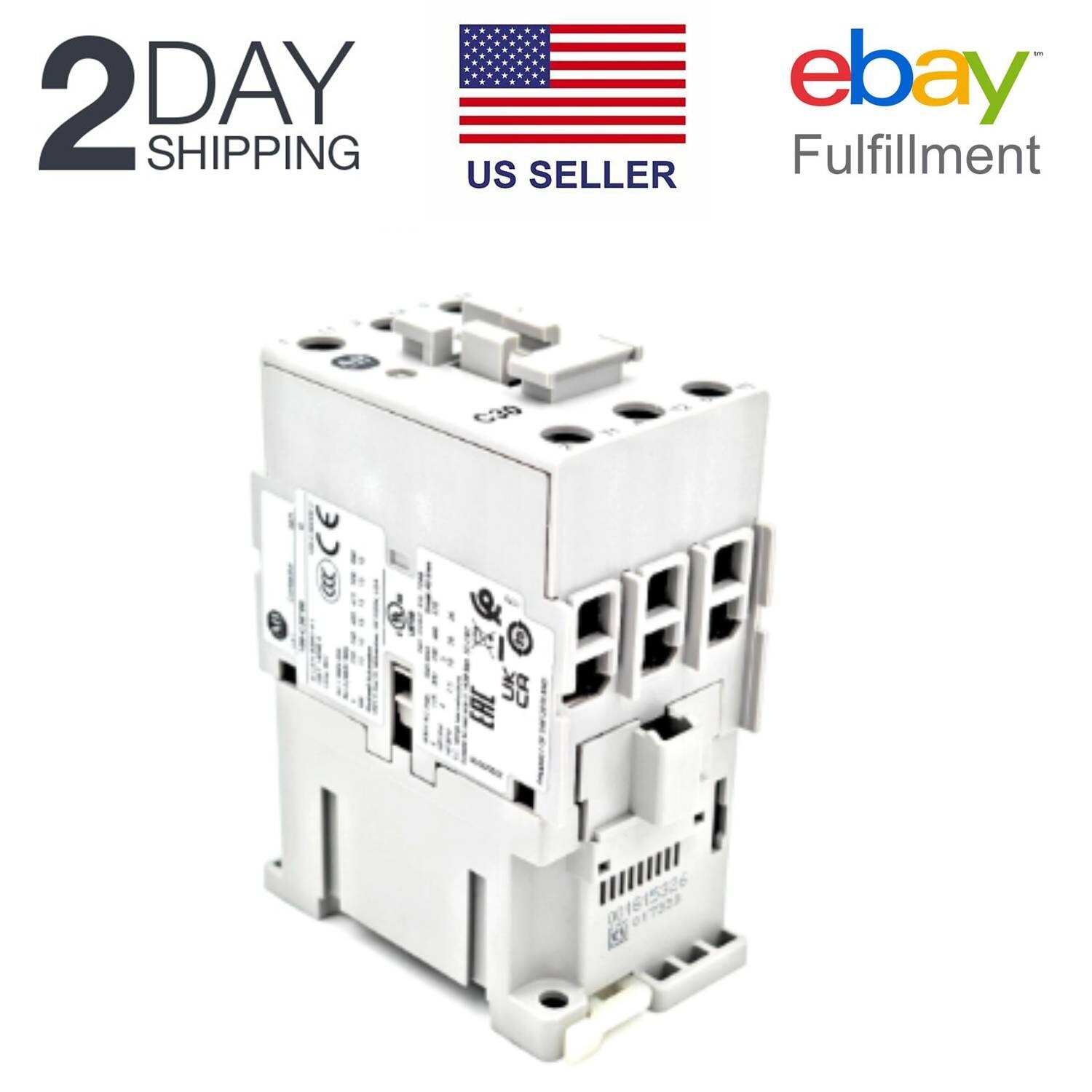 Allen Bradley 100-C30D00 120V 30AMP Contactor No Aux Contact NEW IN BOX USA