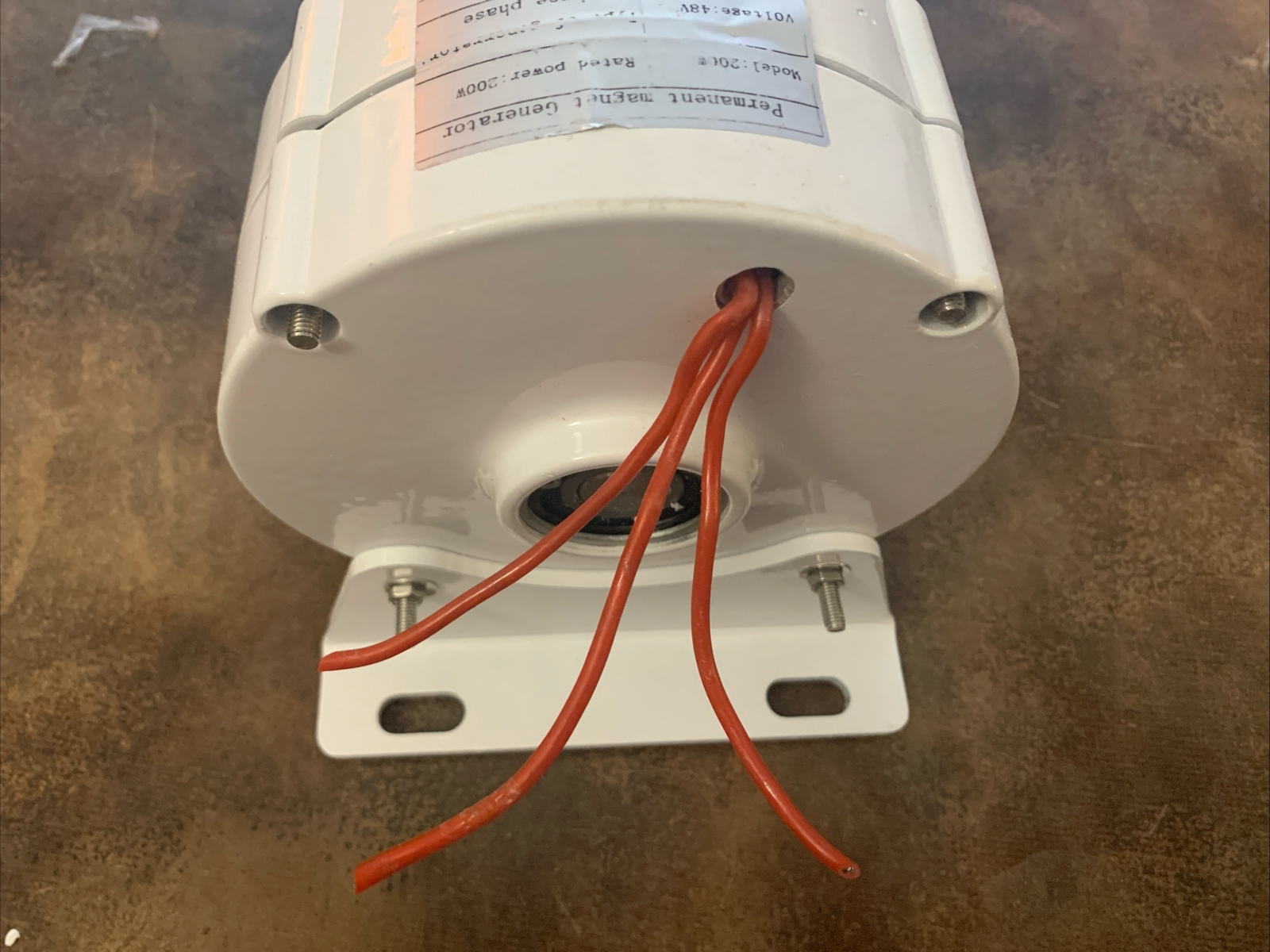 200W 3-Phase Alternator Permanent Magnet Electric Motor Generator – US Seller