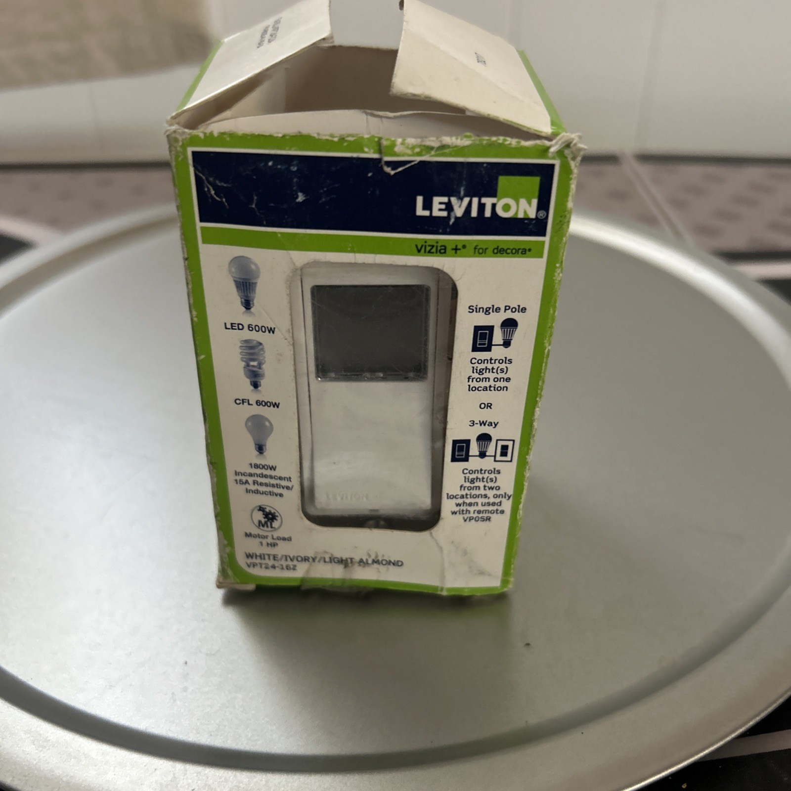 Leviton VPT24-16Z 24-Hour Programmable Timer – White