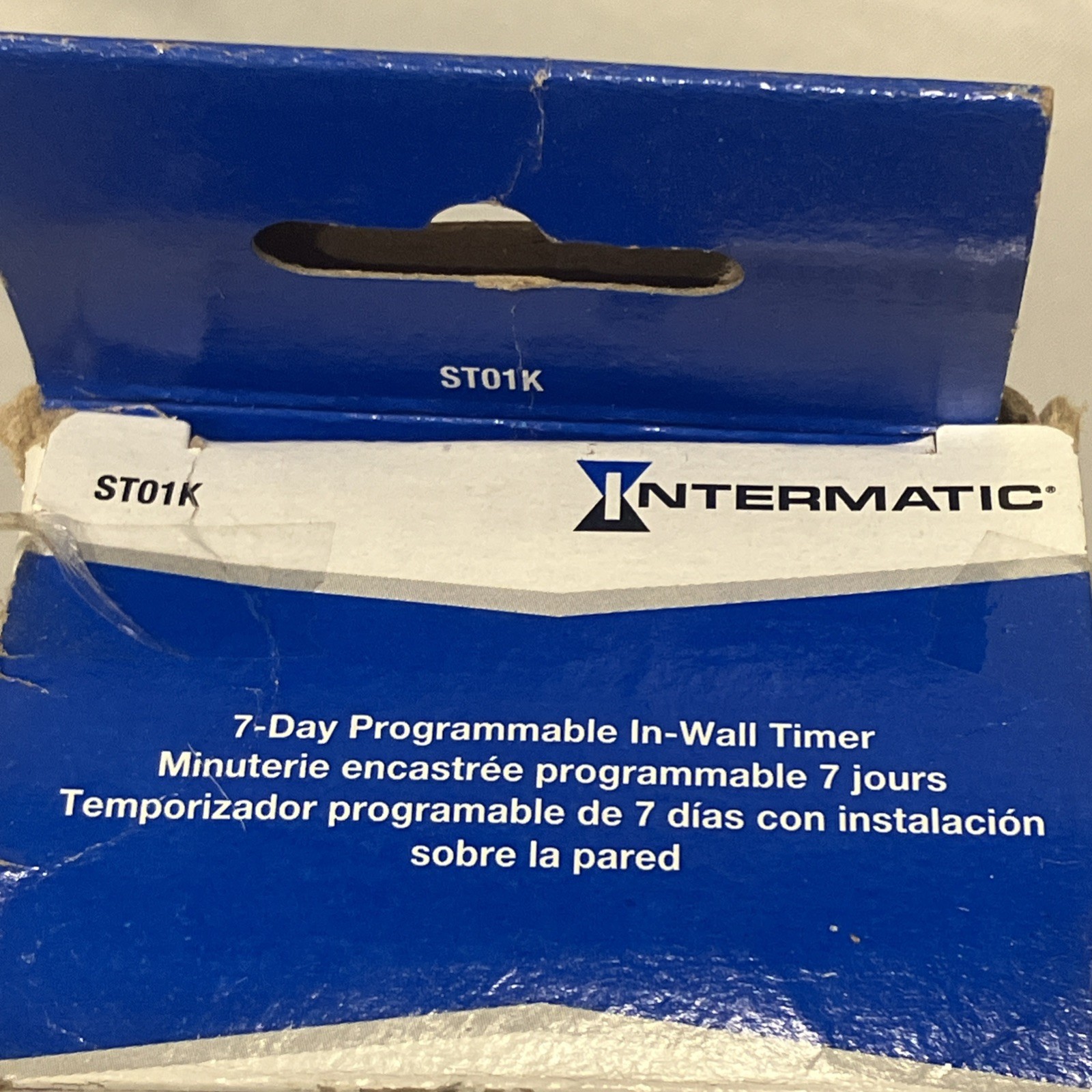 Intermatic ST01K Astronomic Digital In-Wall Timer 7-Day Programmable White – NEW