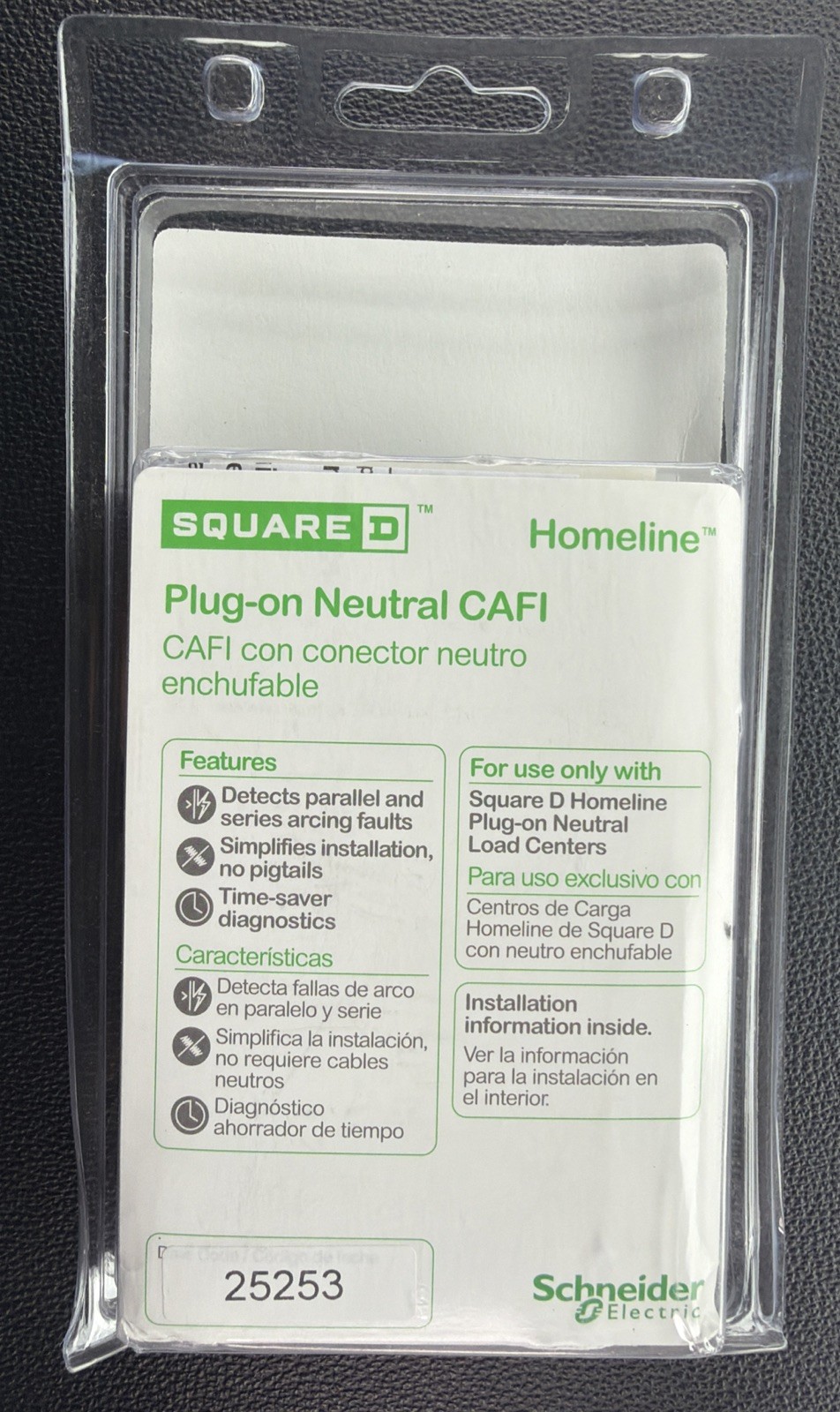 Square D HOM115PCAFIC 15A 1-Pole Circuit Breaker – NEW Q