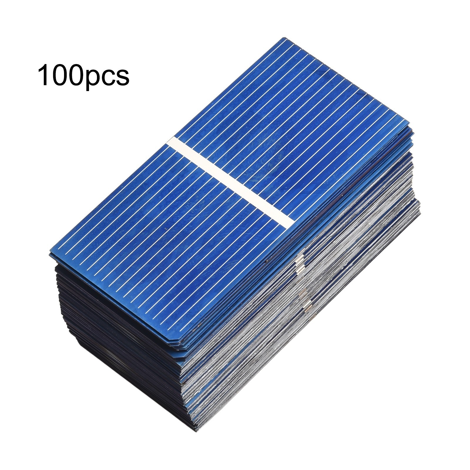 100pcs 0.5V`Mini Solar Cell For Solar Panels 52mmx 26mm Polycrystalline Silicon