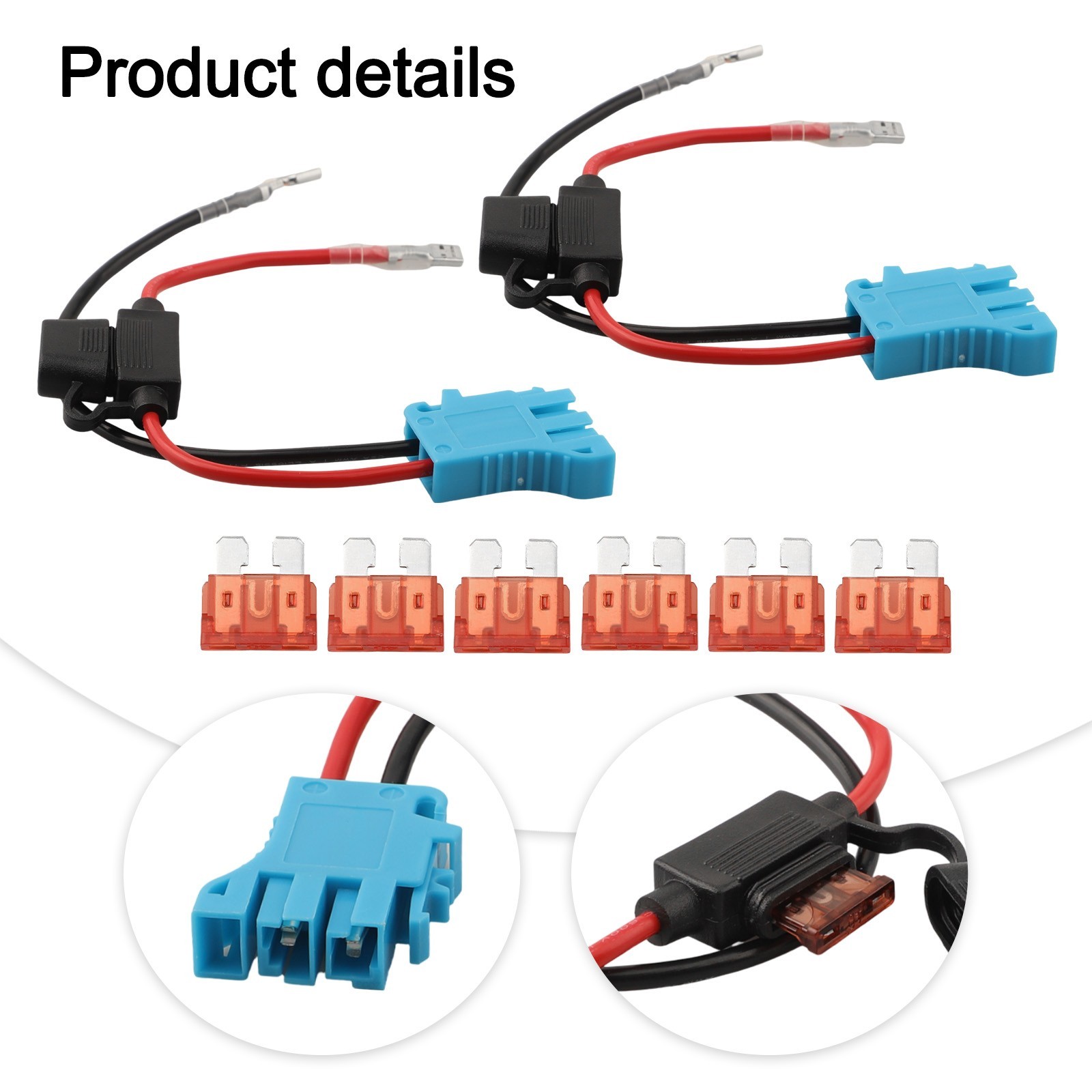 Tough ABS Plastic Wire Harness Connectors Compatible with For Peg Perego