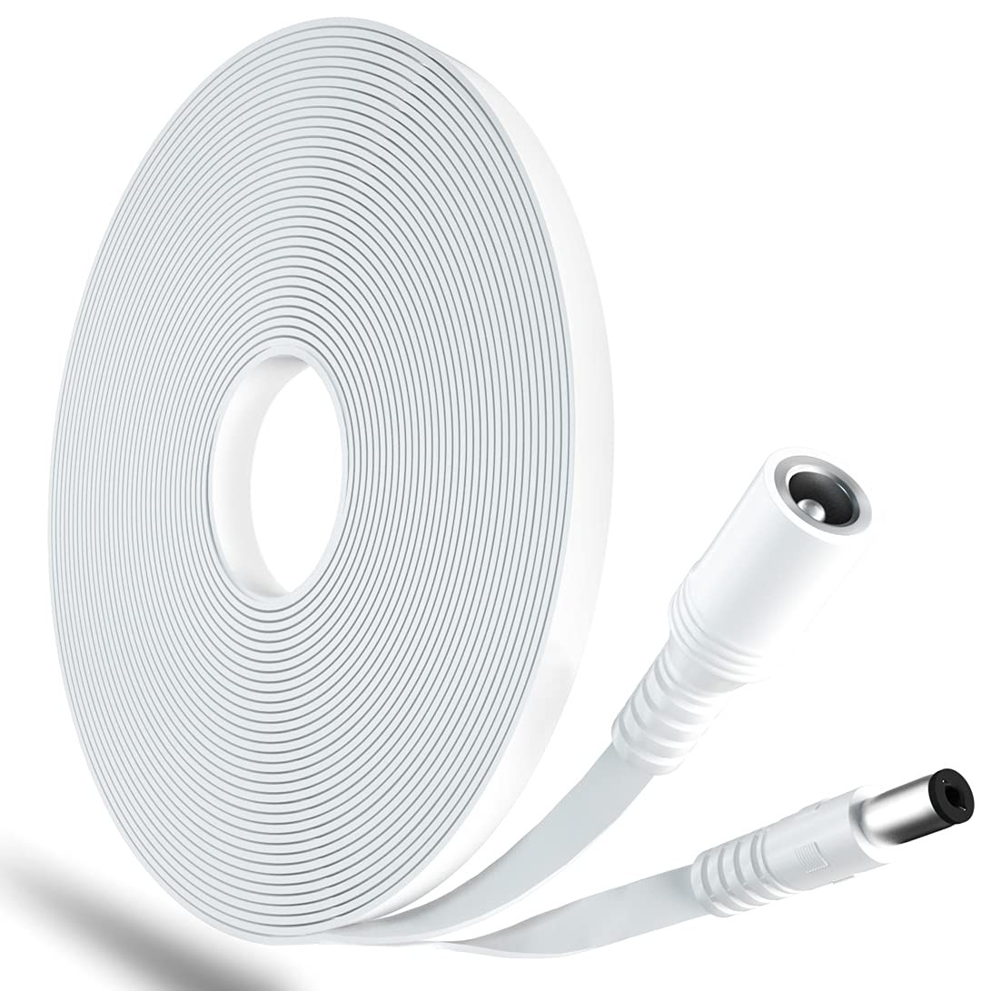 10FT DC Power Extension Cable 5.5mm x 2.1mm 12V Cord For Security Camera