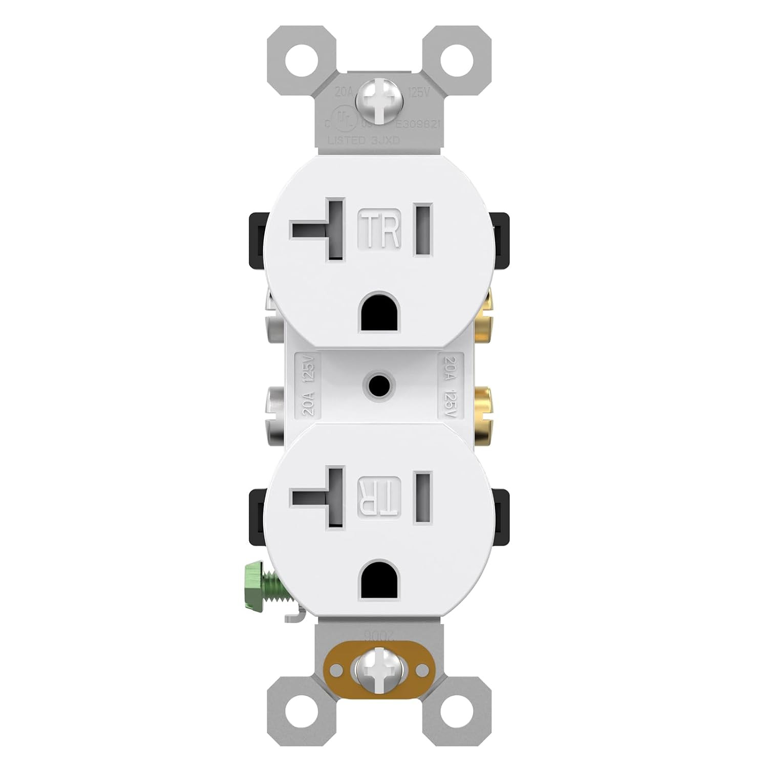 20 Amp Outlets Duplex Electrical Receptacle Outlets,Tamper Resistant,Heavy-Duty