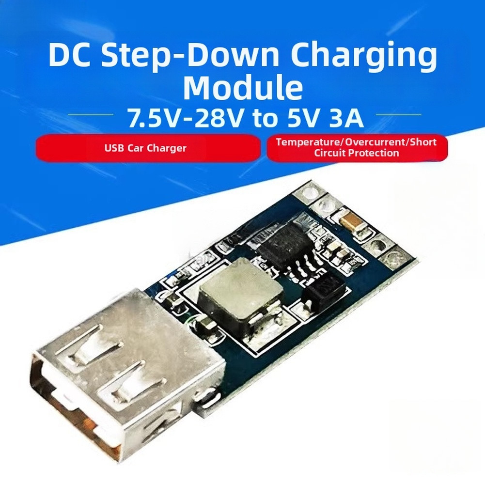 4PCS 5V 3A Converter Module Input 7.5V to 28V for Car DIY Power Supply