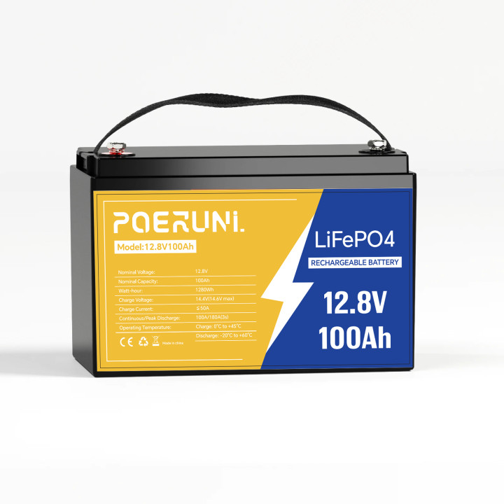 LiFePO4 Battery 12V 100Ah/200Ah/300Ah 48V 50Ah/100Ah BMS for Solar RV Off-Grid