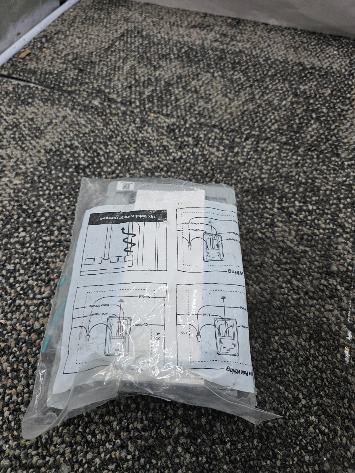 (QTY 2) Deako DS-BS3X-WHNL-UCQ 3-Gang Backplate, Simple Rocker Switch