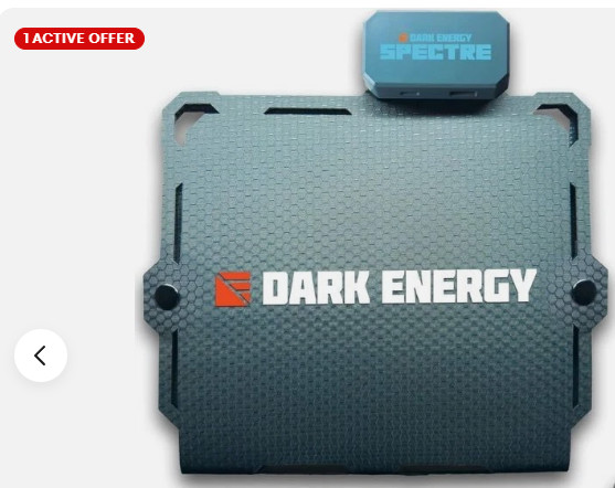 Dark Energy Spectre 8W Solar Panel Portable Foldable Design Solar Power Gray