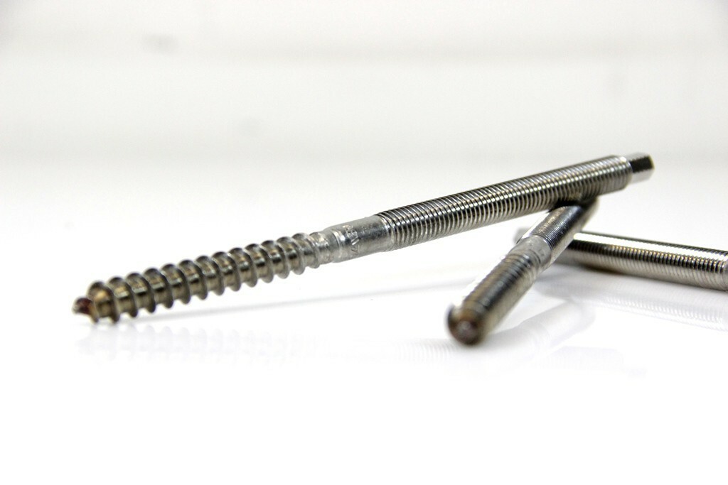Stainless Steel V2A Set Screw M12 X 250 Mm Photovoltaic / Solar Mounting