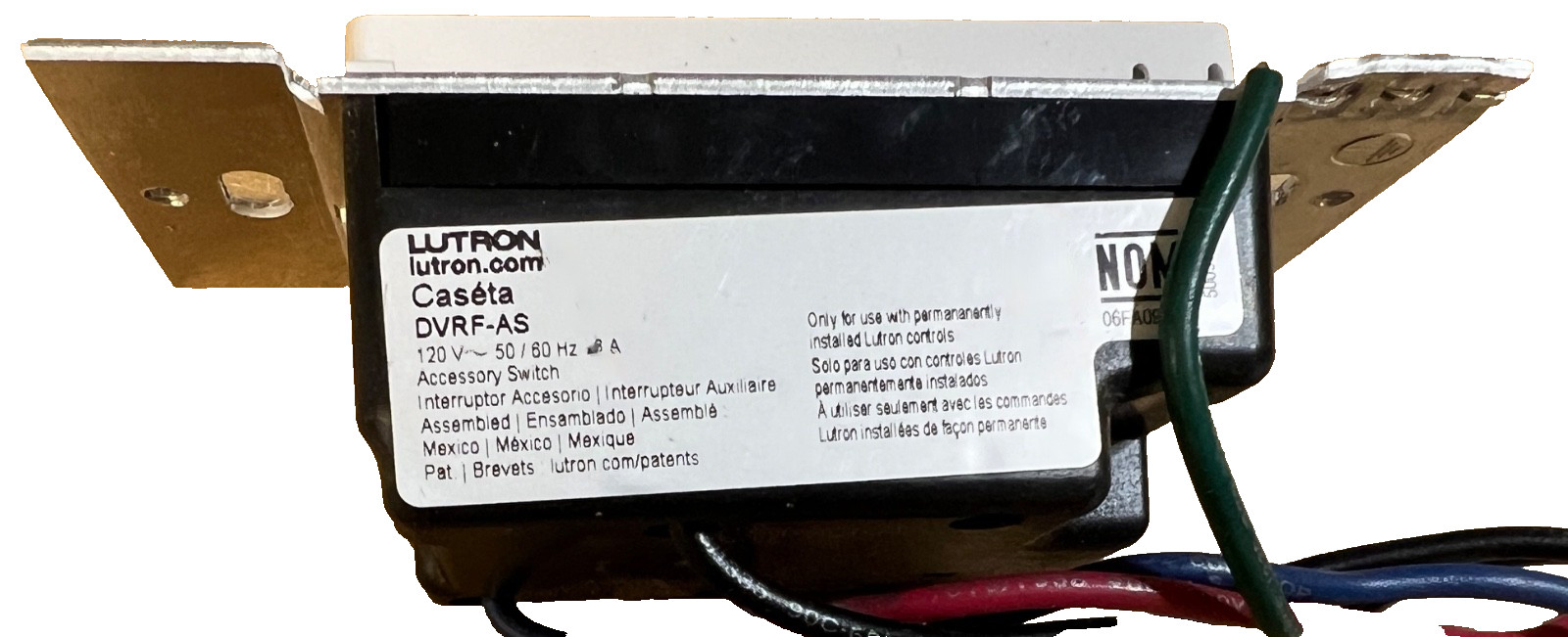 Lutron Claro Caseta DVRF-AS-WH, Smart Dimmer (LOT OF 3)-White-PreOwned Exc Cond