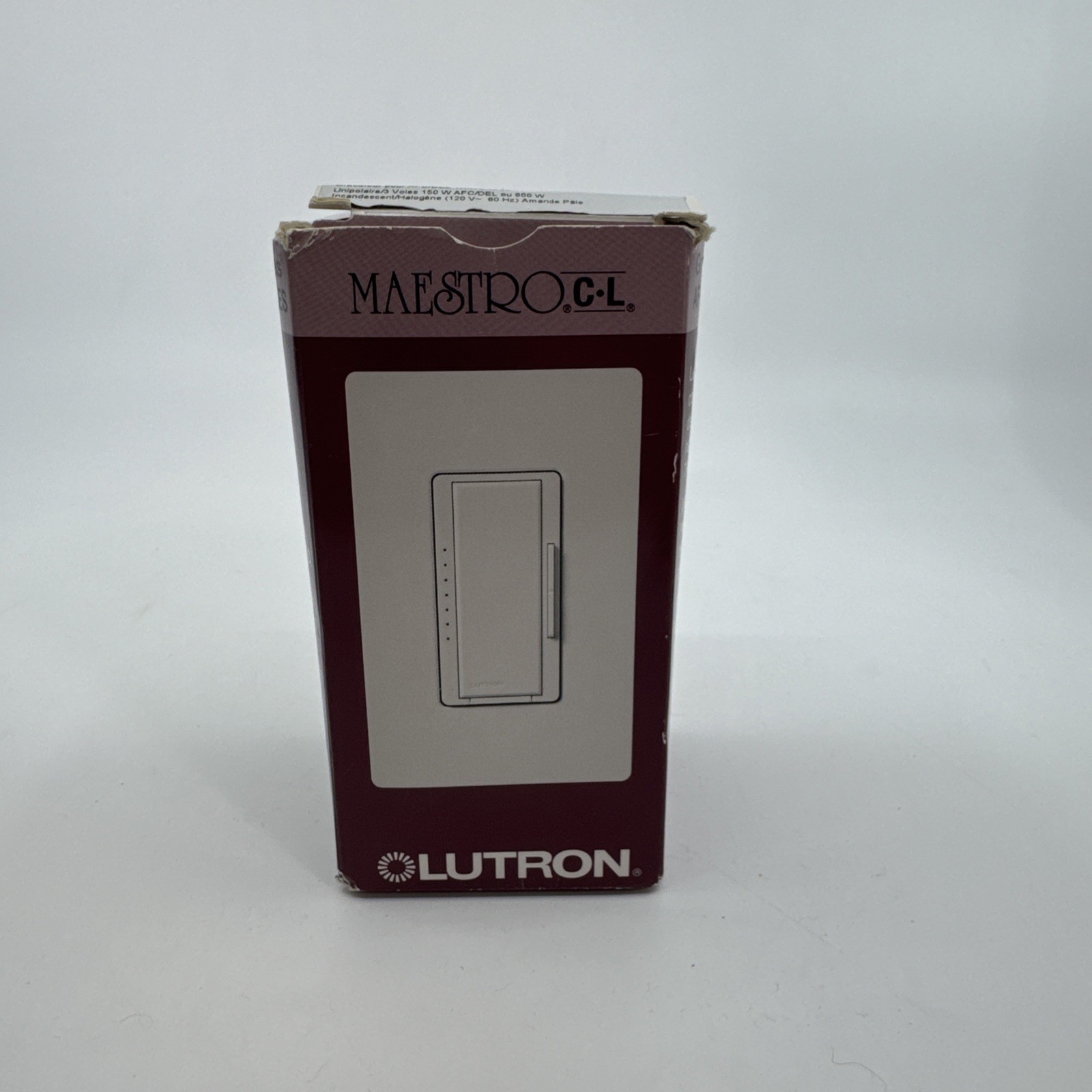 Lutron Maestro CL Dimmable CFL/LED Dimmer Light Almond MACL-153M-LA NEW Single