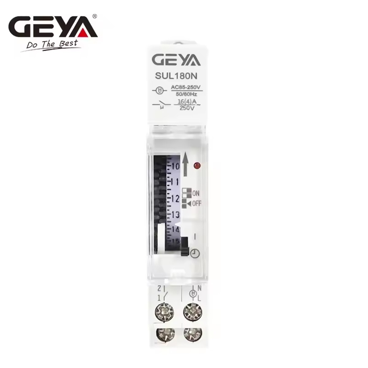 GEYA Programmable Mechanical Timer Relay Switch 16A 15 Minutes Analog 85~250V
