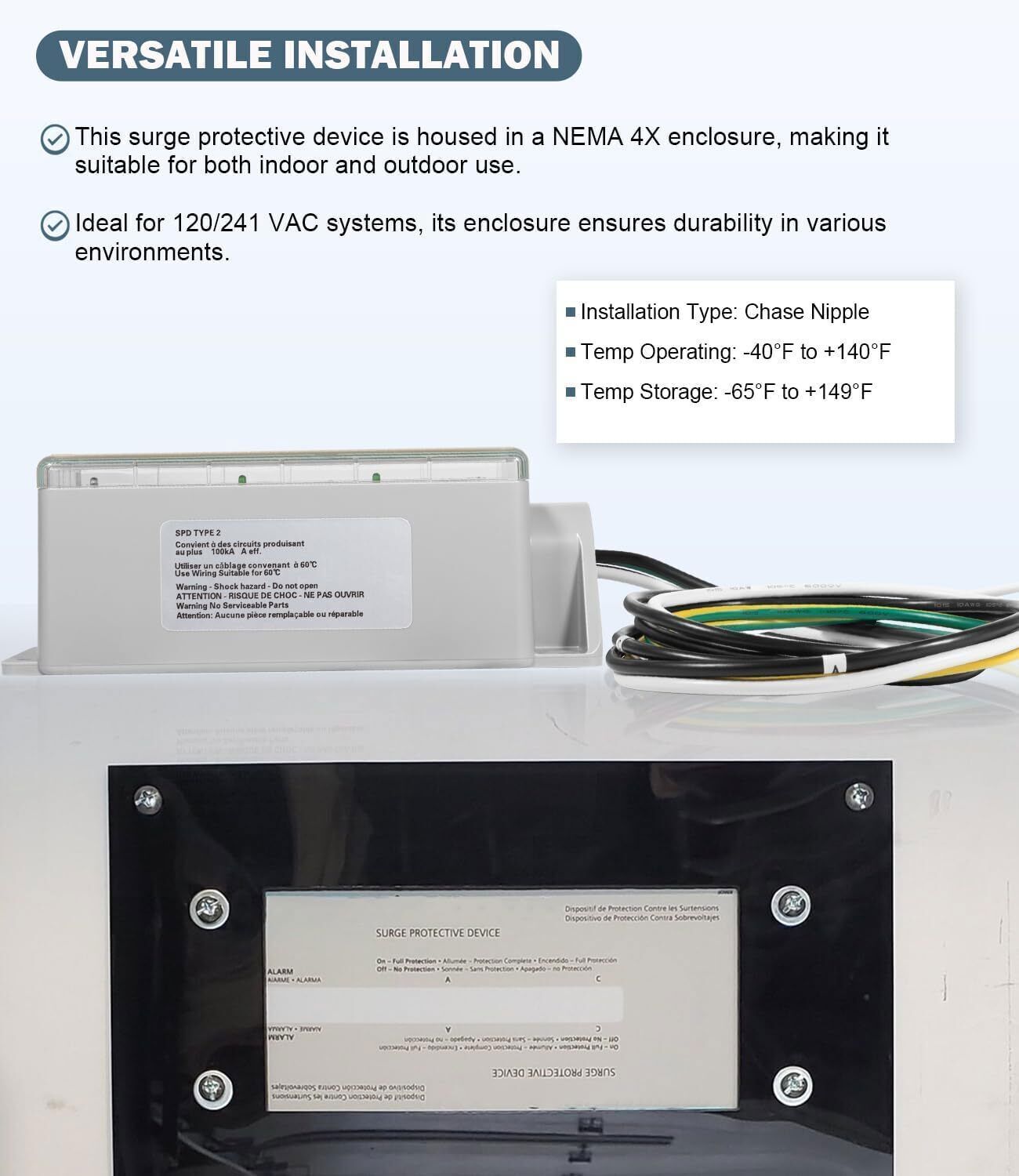 for Siemens FS100 Protector FS100 Whole House Surge Protection Device Rated