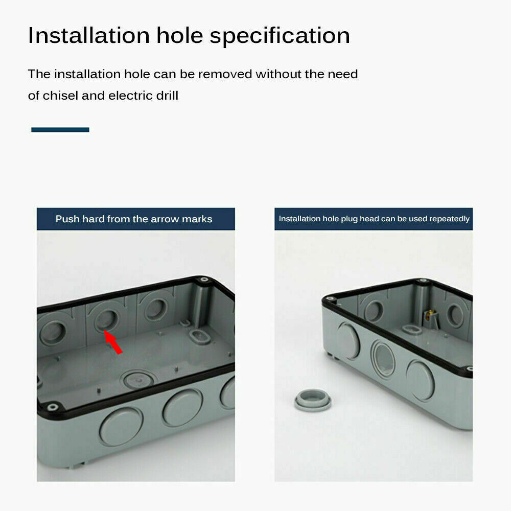 2 Gang Waterproof Outdoor Storm Switched Socket Double IP66 Outside Use