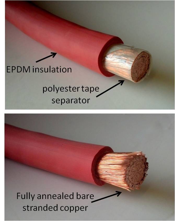 4/0 Gauge AWG Battery Cable Wire – Solar Marine Power Inverter Car Pure Copper