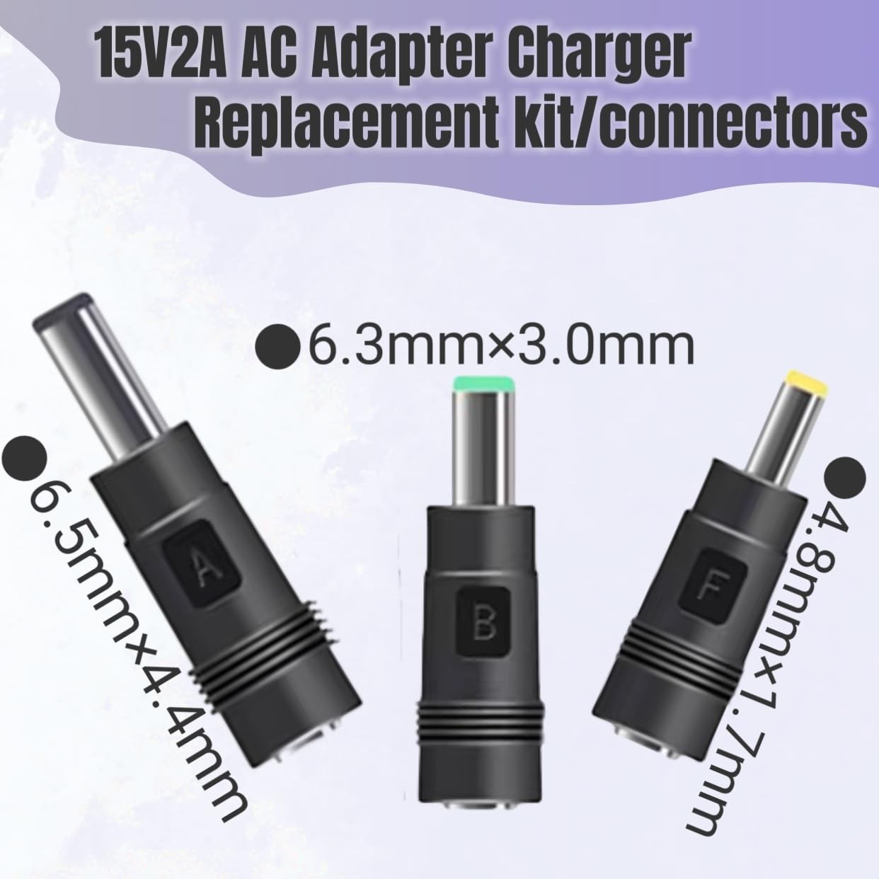 15V 2A Power Supply Charger Cable (Input AC 100V-240V, Output DC 15 Volt 2…