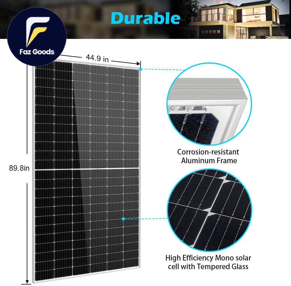 SUNGOLDPOWER 14PCS 550W Solar Panel Ul61730 18Bb Monocrystalline Grade
