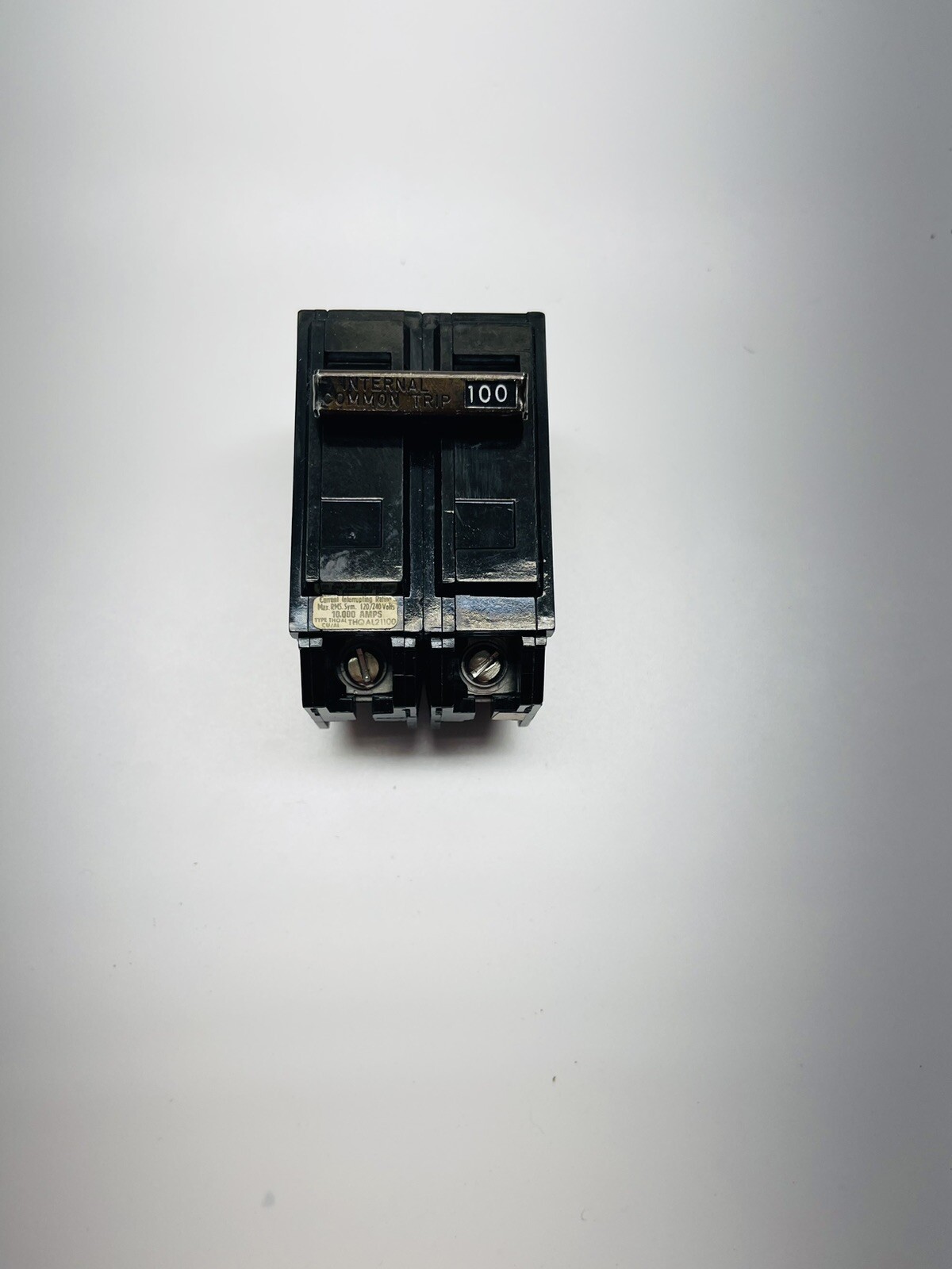 GE General Electric 100 Amp 2 Pole Circuit Breaker THQAL2100 1 Year Warranty