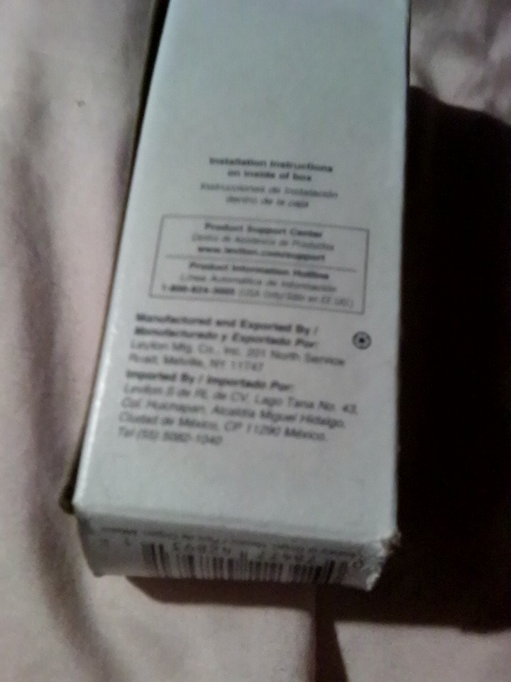 *Leviton 5801-I Straight Blade Receptacle, 5-20R, 20 A, 125V Ac, 2 Pole, 3 Wire*