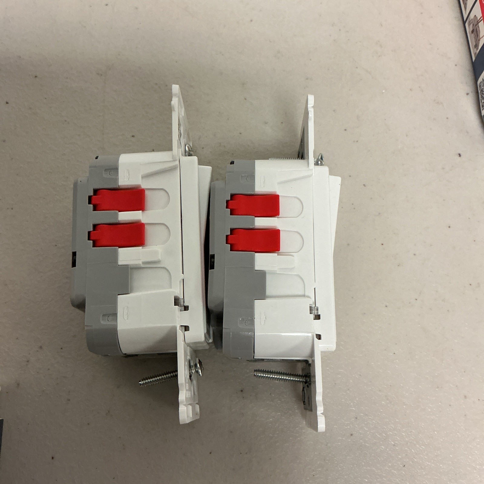 Leviton Decora Lever Edge Rocker Slide Dimmer Switch ESL01 (2PK) Open Box