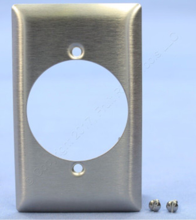 25 P&S 430 Stainless Steel 2.16″ Hole Outlet Lined Cover Dryer Range 4.5”x2.75”