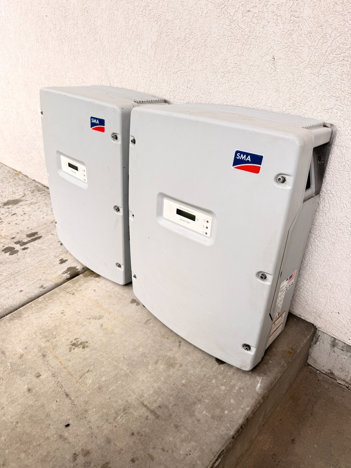 SMA WIndy Boy Model WB 8000US 8000 watt utility 1 phase inverter
