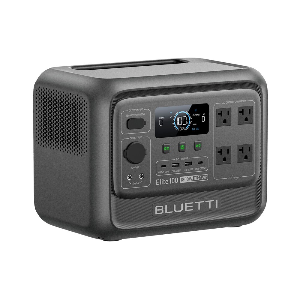 BLUETTI Elite 100 V2 1800W 1024Wh Portable Power Station Off-Grid Power 10ms UPS