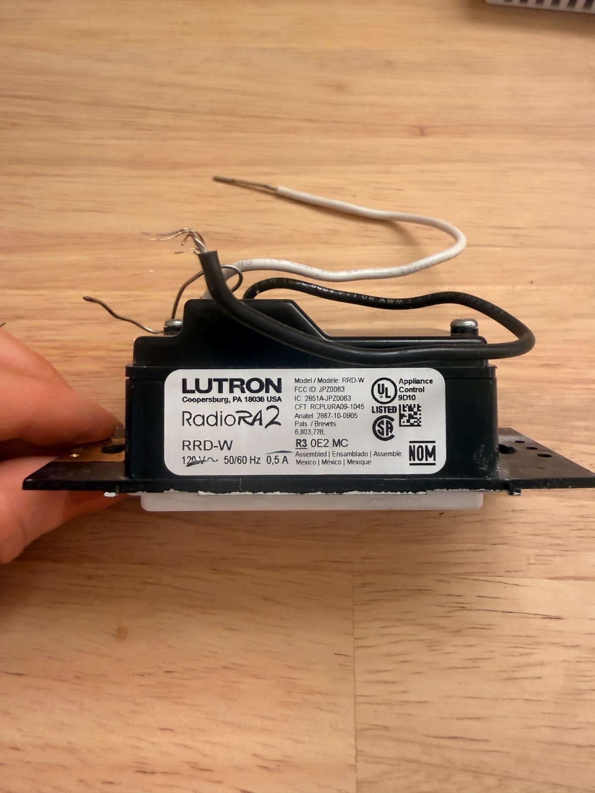 Lutron Radio Ra 2 RRD-W Used Matte White