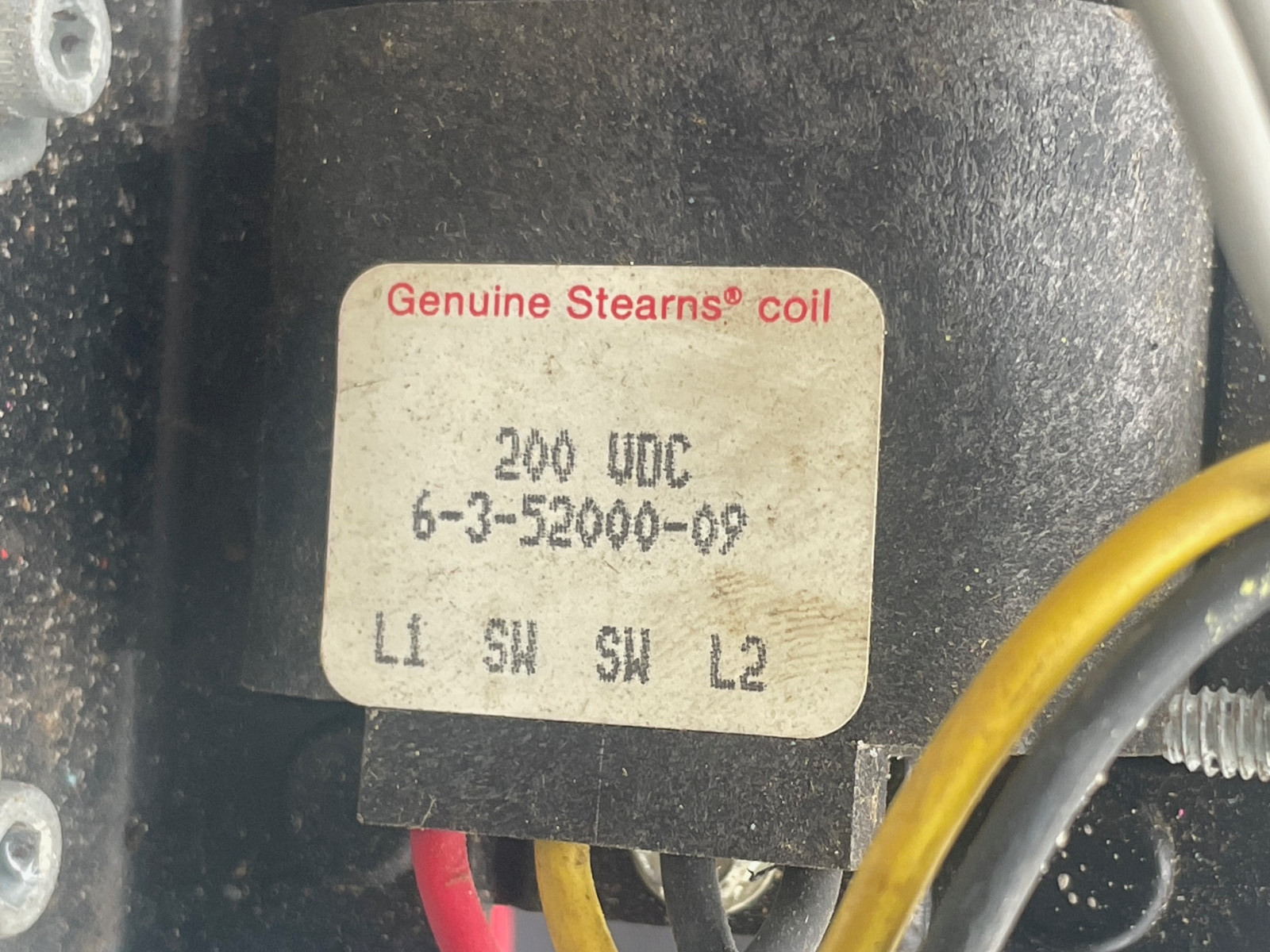 8126714, 125DOA, Brake, 200VDC, Stearns, 6-3-52000-09 Coil