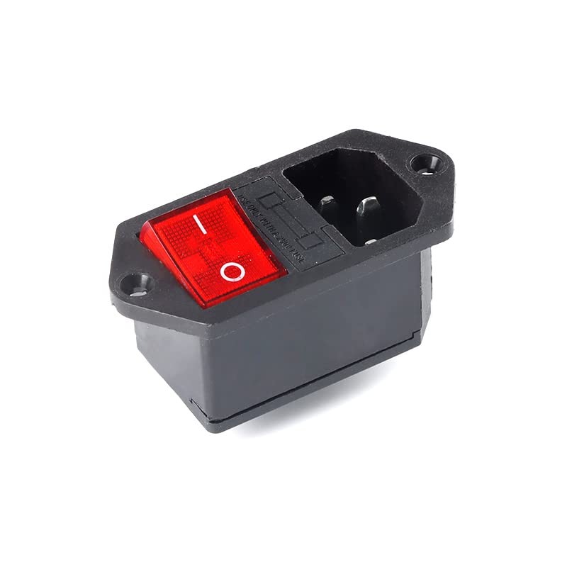 EC Buying 3Pcs AC-14-F16C Electrical Switch Power Socket with KCD4 10A Fuse…