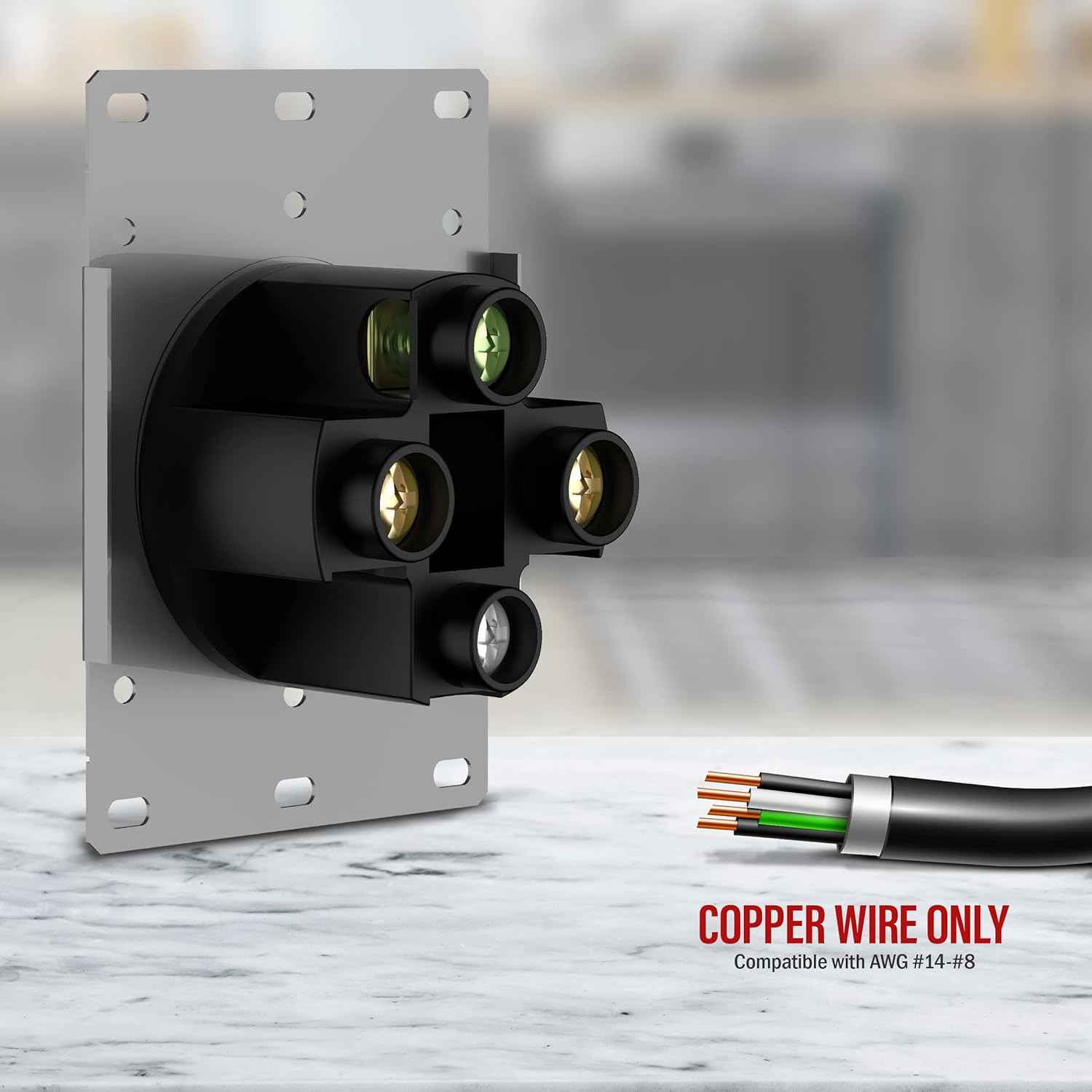 30 Amp Dryer Receptacle Outlet, NEMA 14-30R | Residential Commercial Industrial