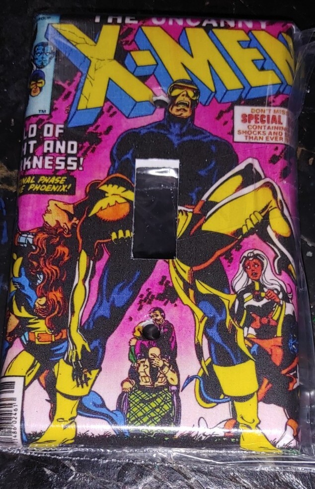 Custom Handmade – The Uncanny X-Men #136 – Single Toggle Light Switch Cover