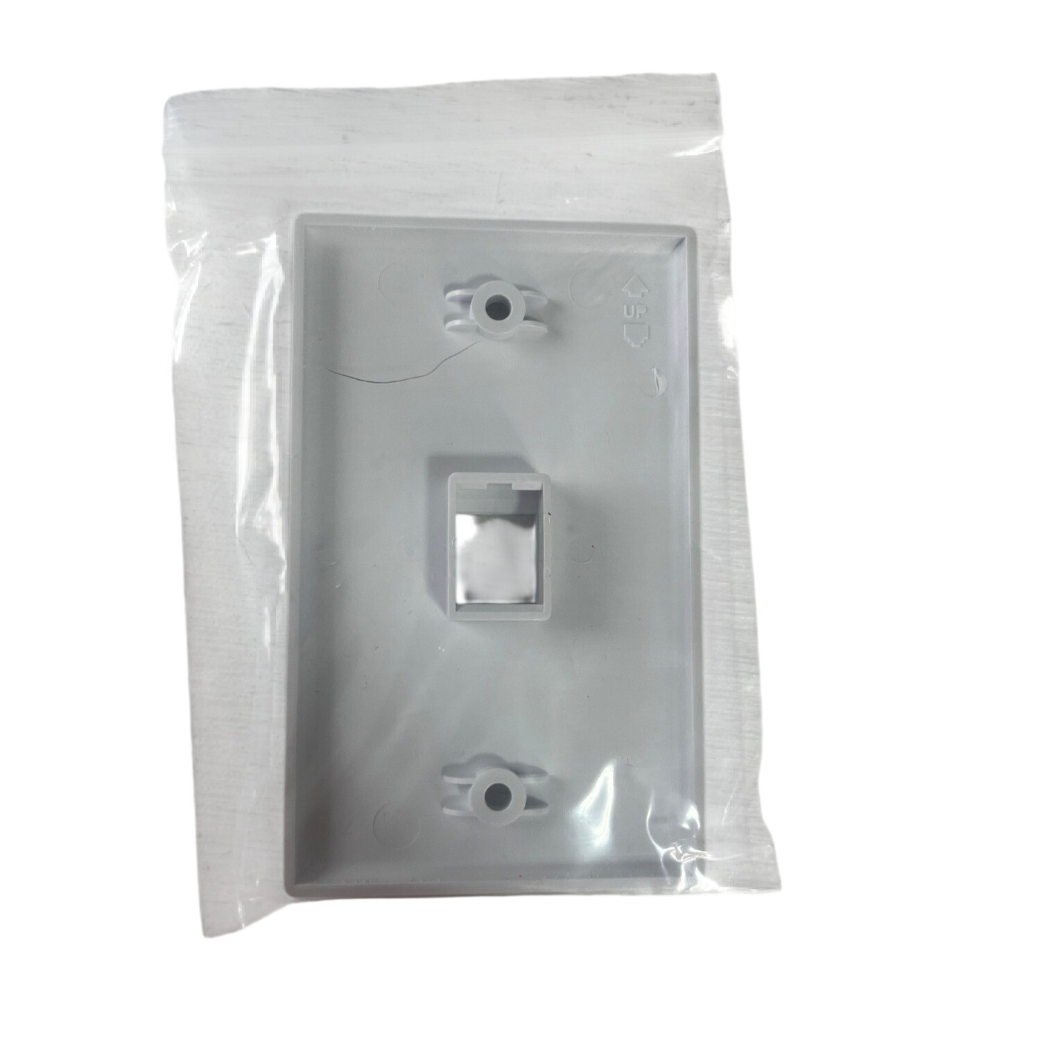 IWillink 10-Pack White Wall Plate For Ethernet Cable 4.5″ X 2.75″ Plastic